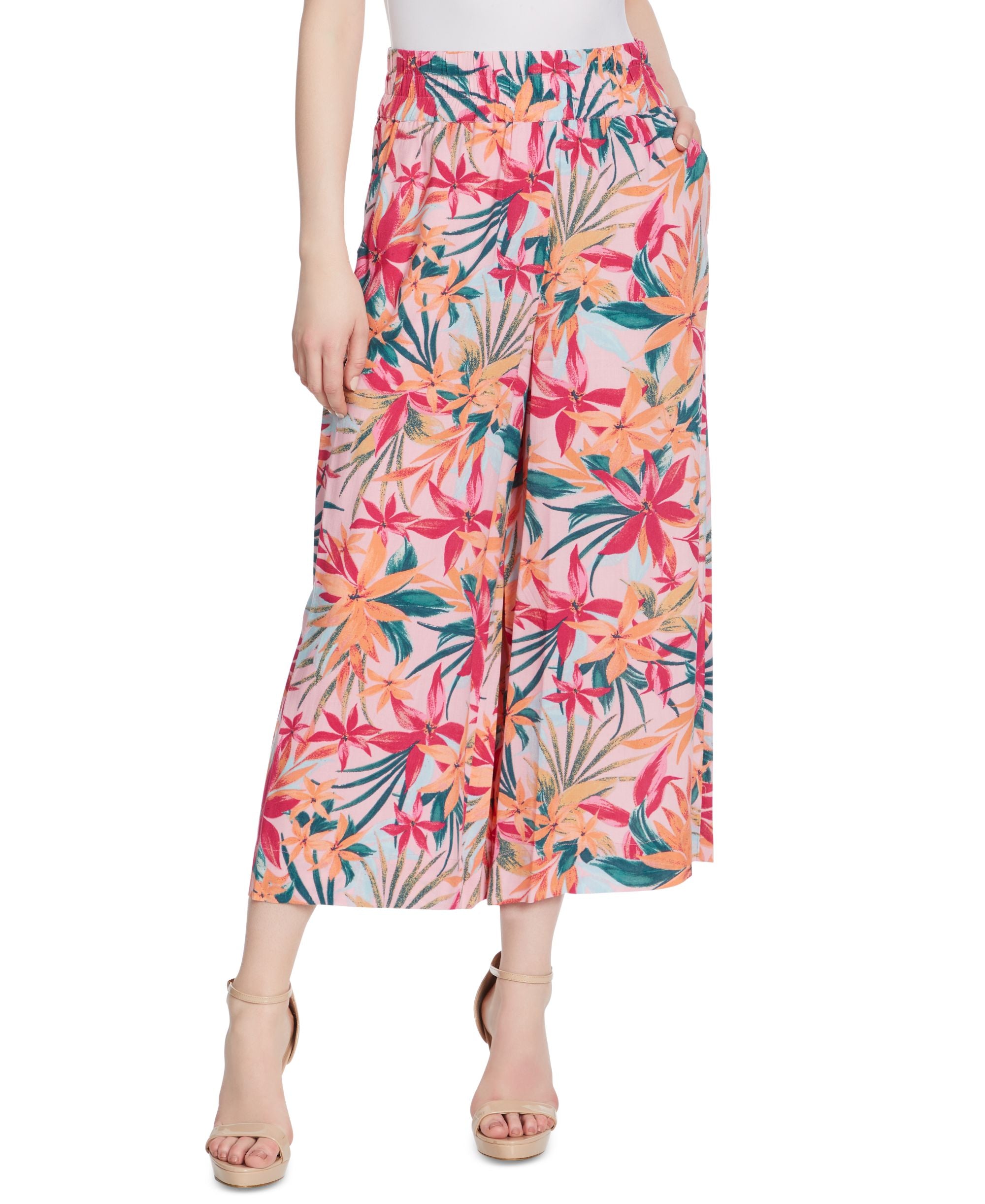 Jessica Simpson Rosalie Wide-Leg Signature Pants