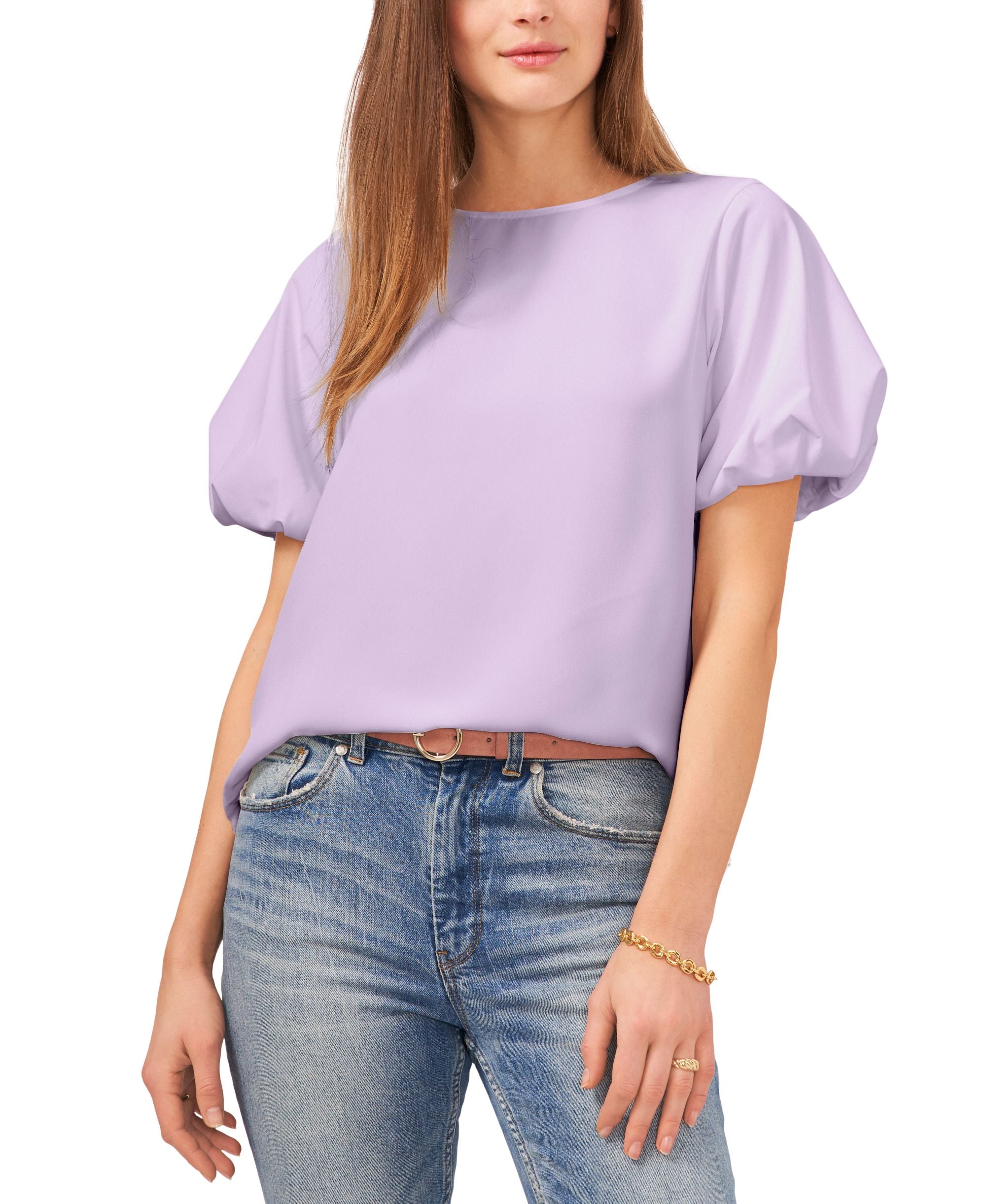 Vince Camuto Plus Size Balloon Sleeve Premium Top