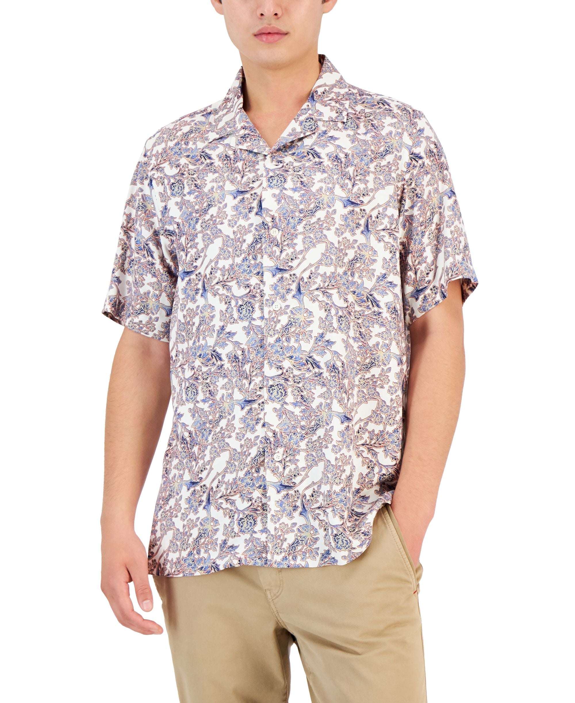 Club Room Mens Byzantine Modern Shirt
