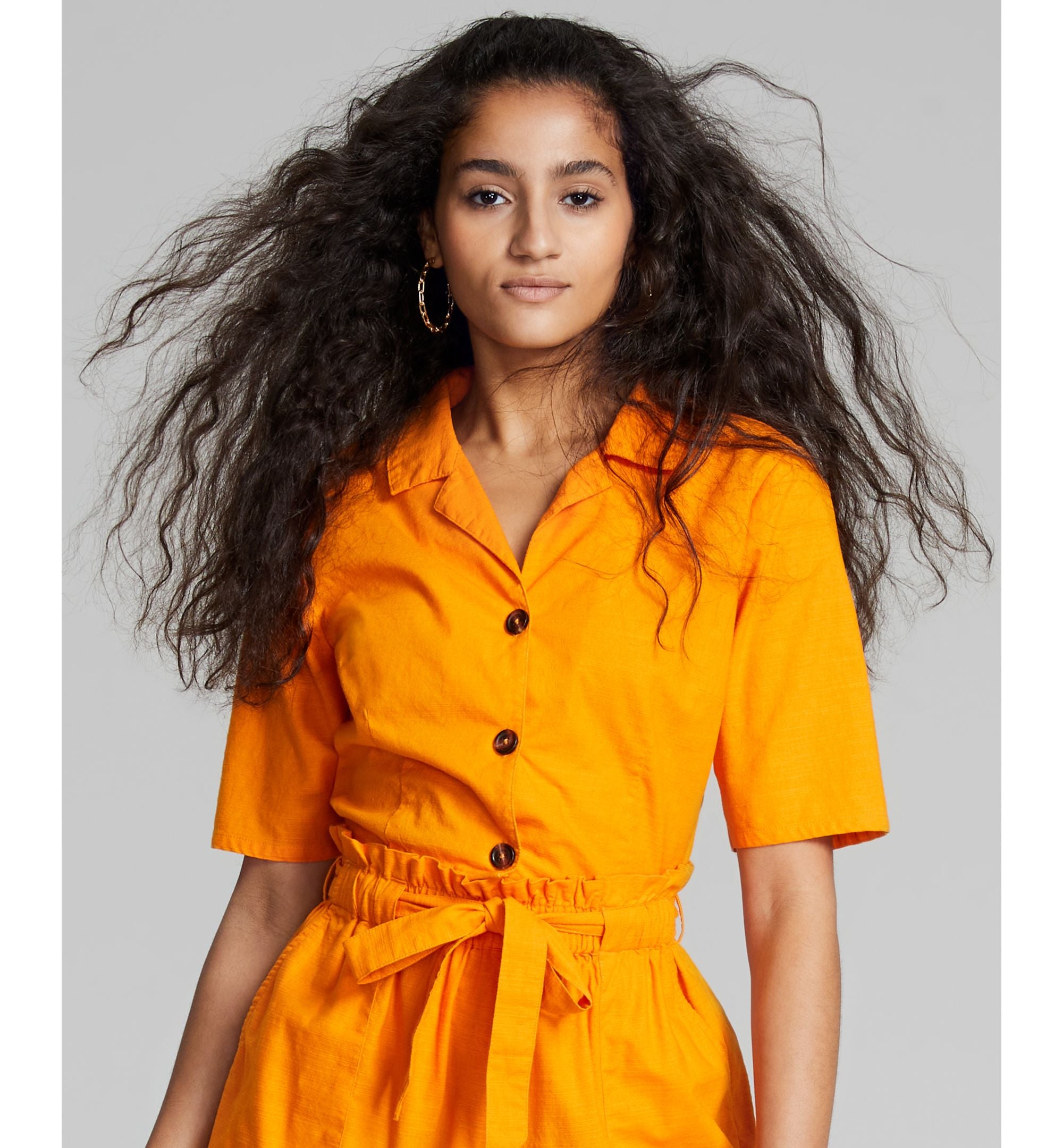 Now This Womens Cotton Camp Modern Shirt