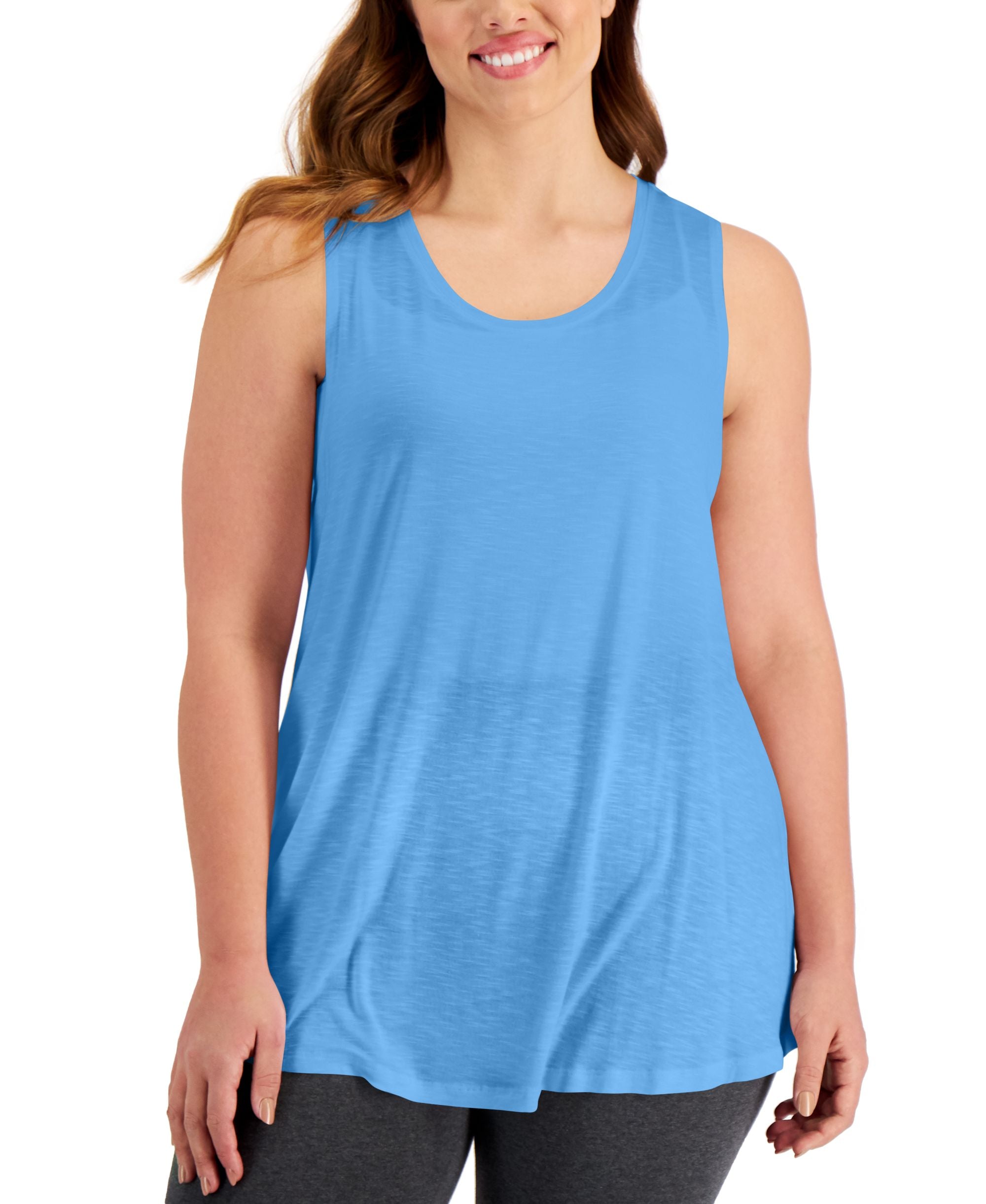 Style & Co Plus Size Swing Tank Premium Top