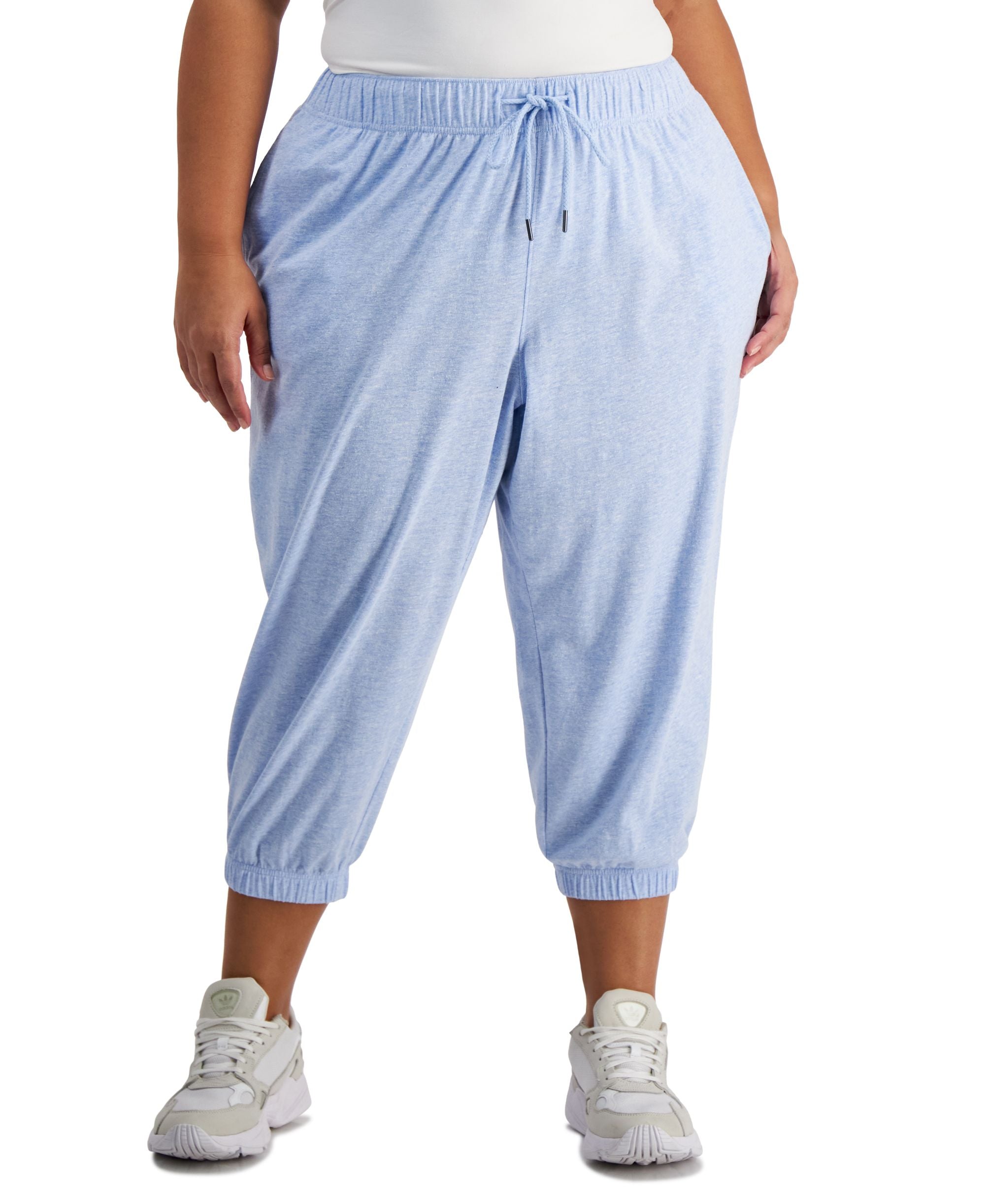 ID Ideology Performance Plus Size Cropped Jogger Signature Pants