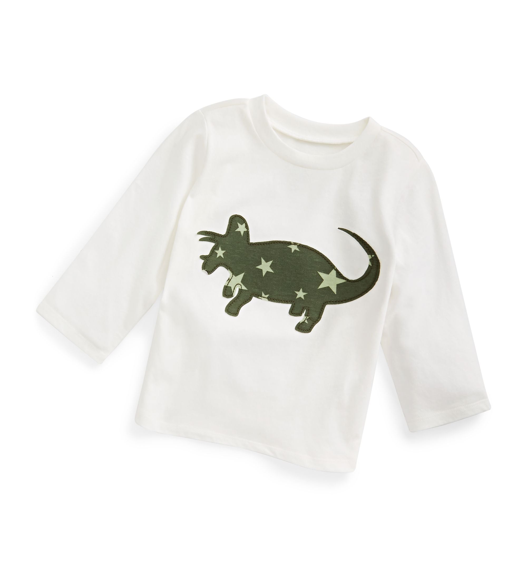 First Impressions Baby Boys Starry Triceratops Modern Shirt