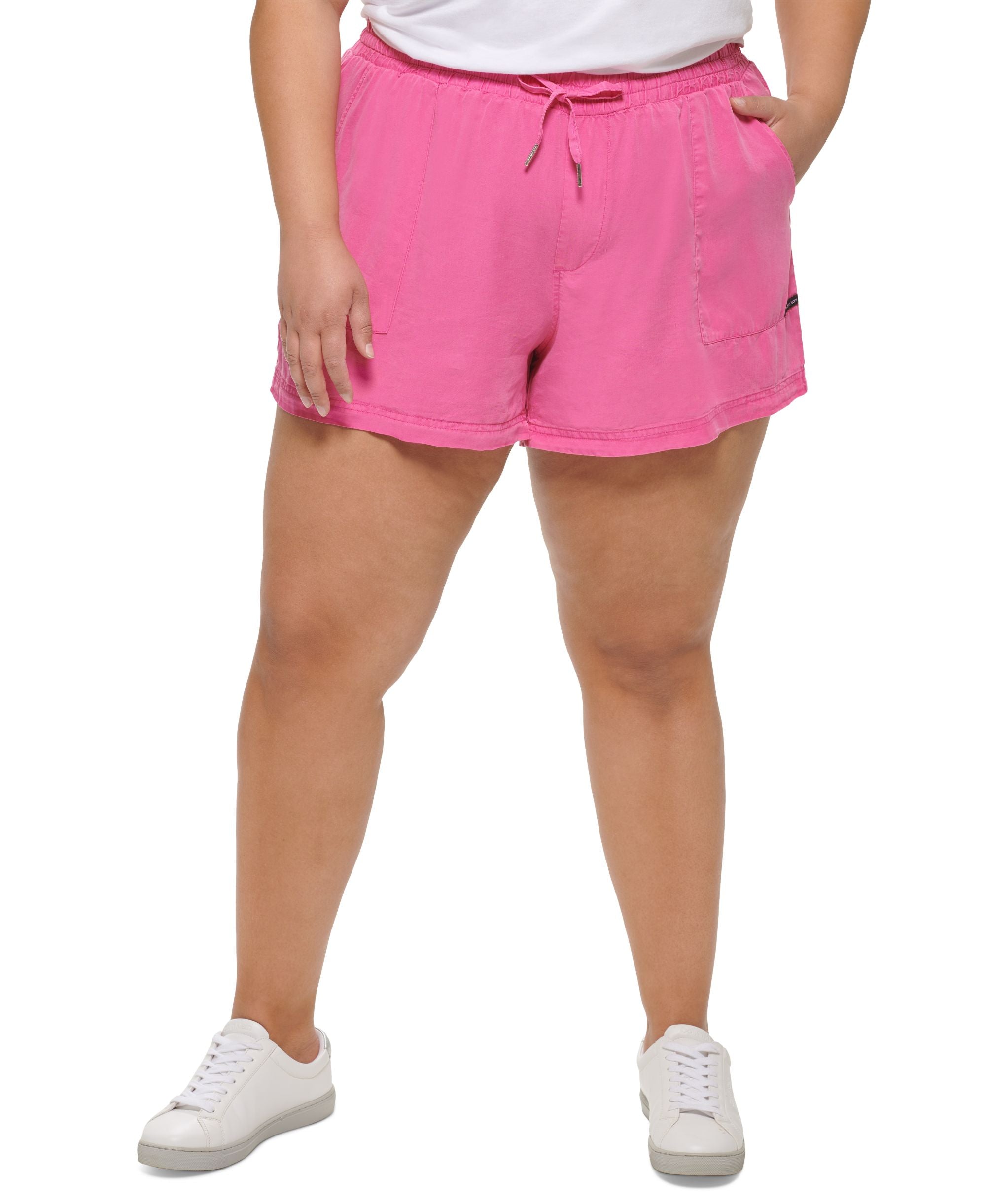 Calvin Klein Premium Jeans Modern Plus Size Drawstring Premium Shorts