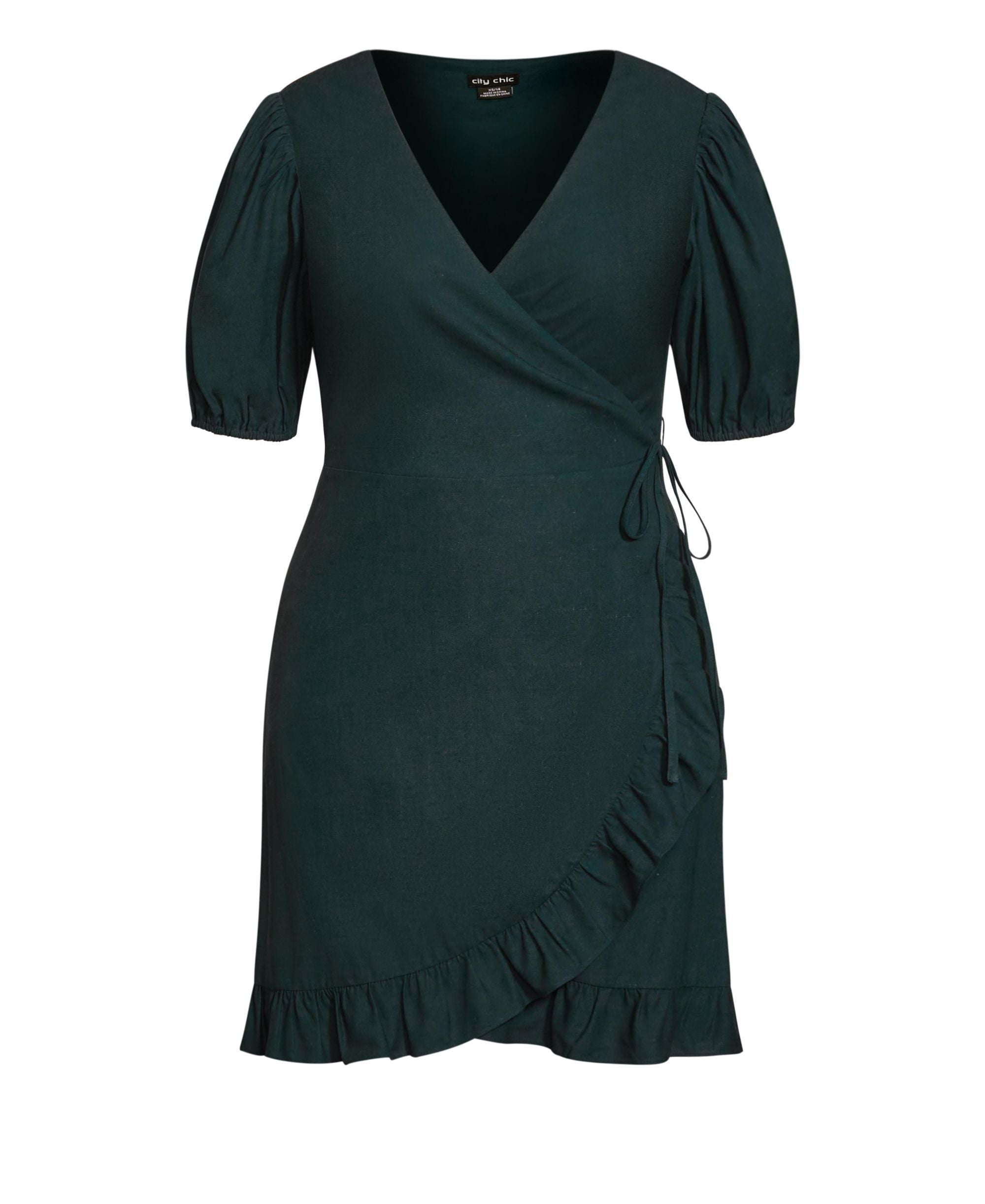 City Chic Modern Plus Ruffle Dreams Dress