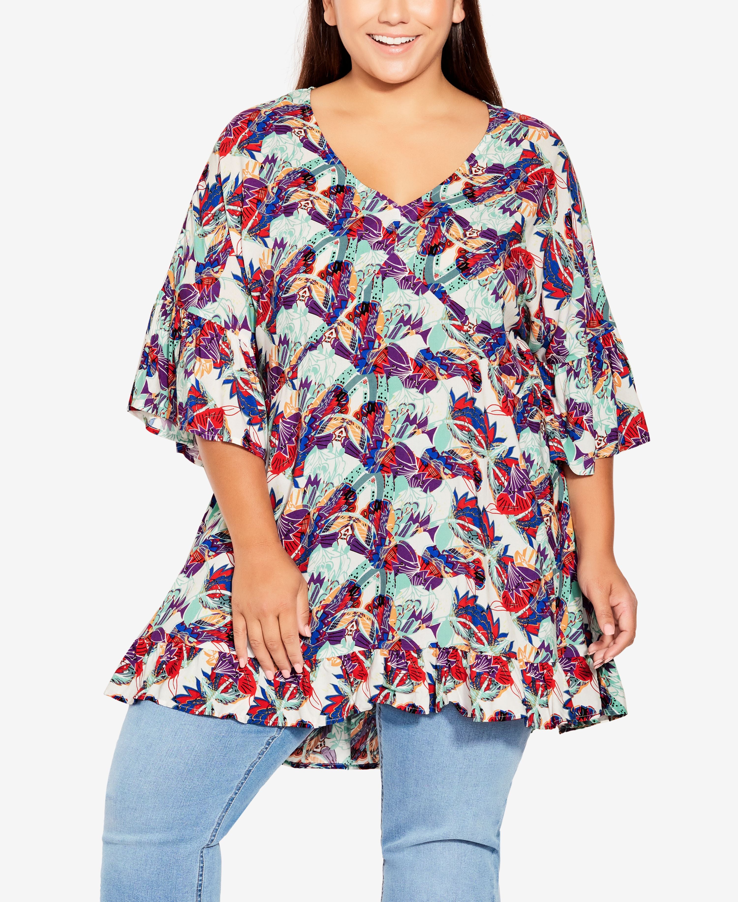 Plus Size Harper Tunic Premium Top