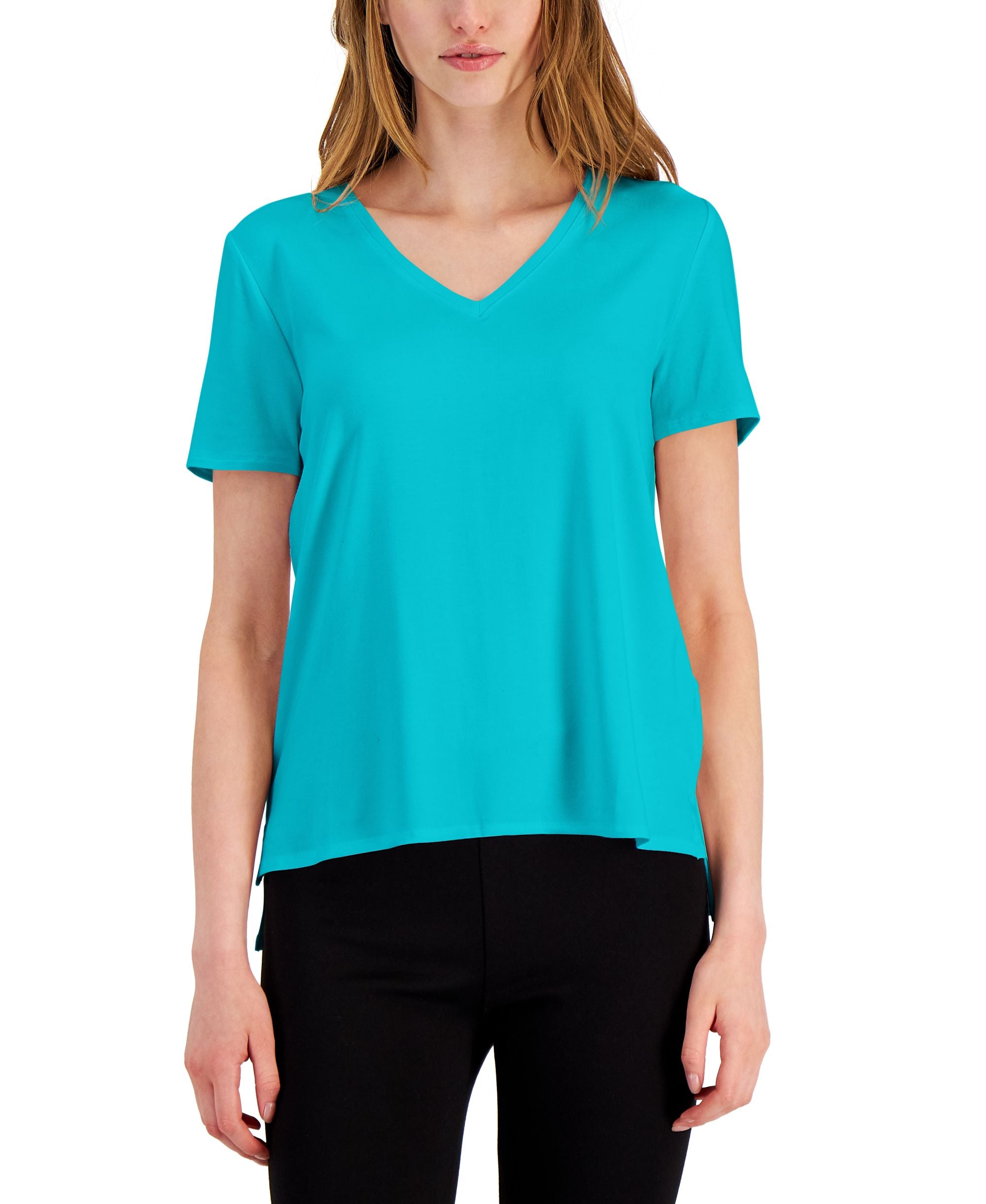 Alfani V Neck T-Modern Shirt