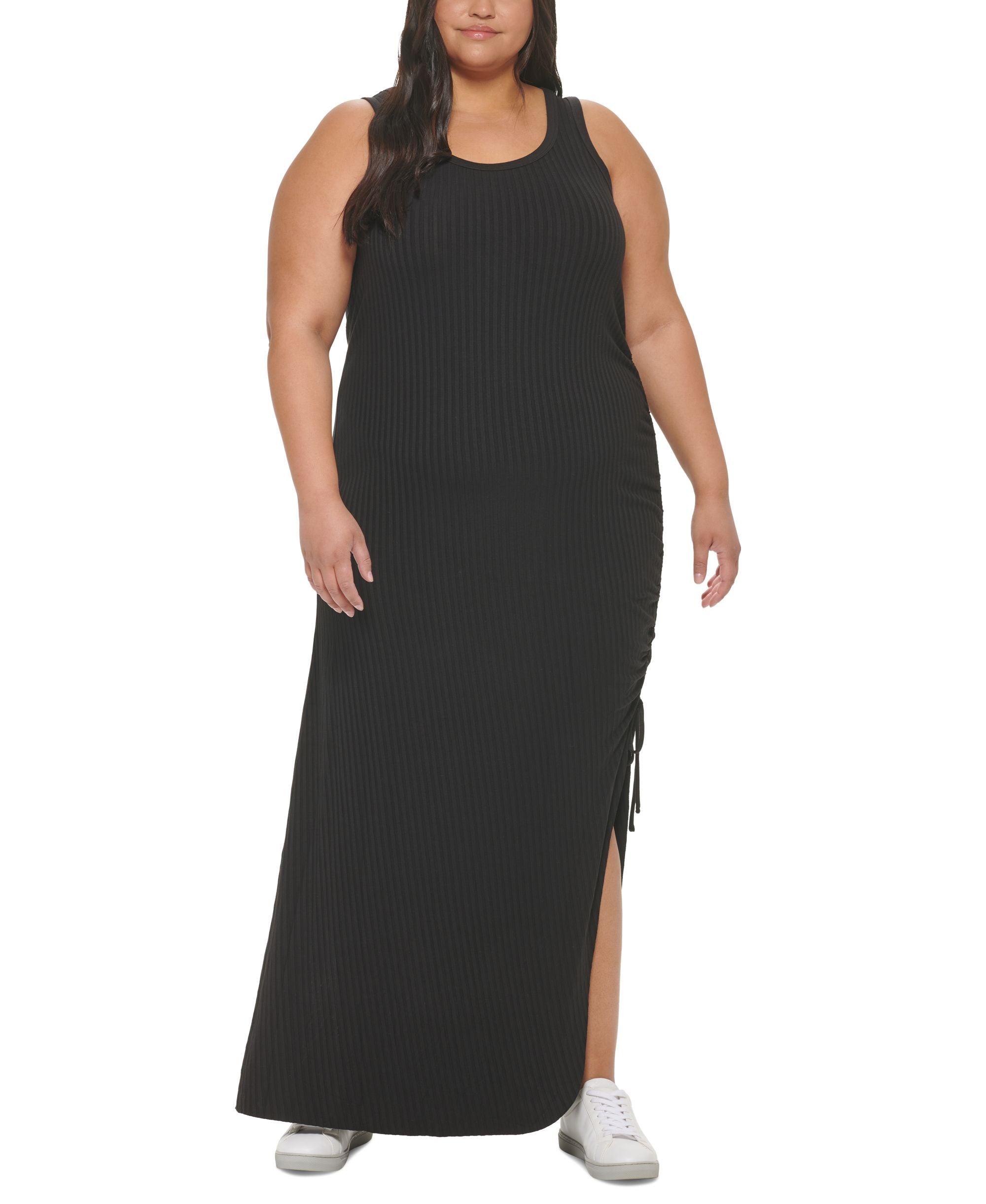 Calvin Klein Premium Jeans Plus Size Cinched Side Tank Dress