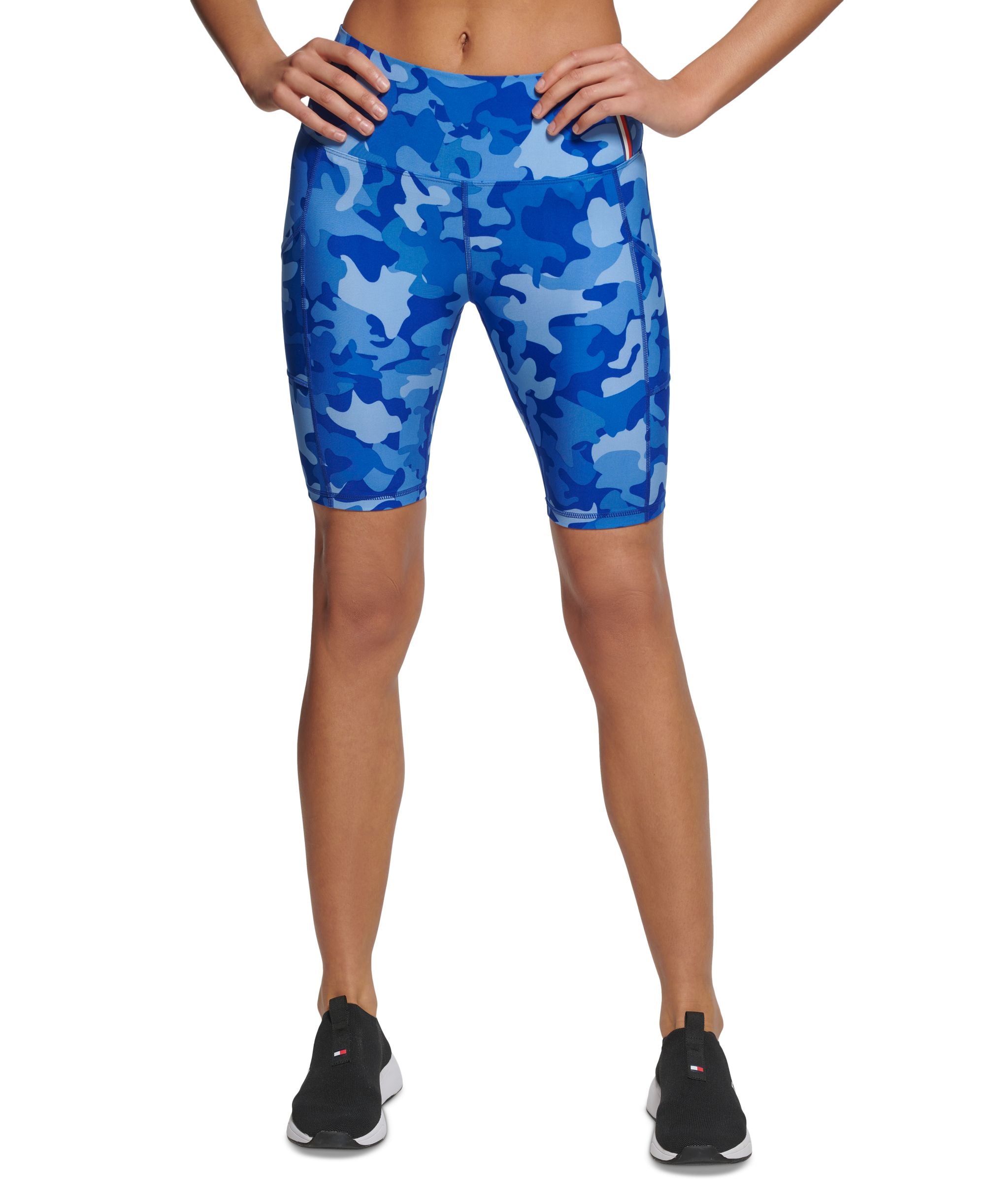 Tommy Hilfiger Sport Womens Camo Bike Premium Shorts