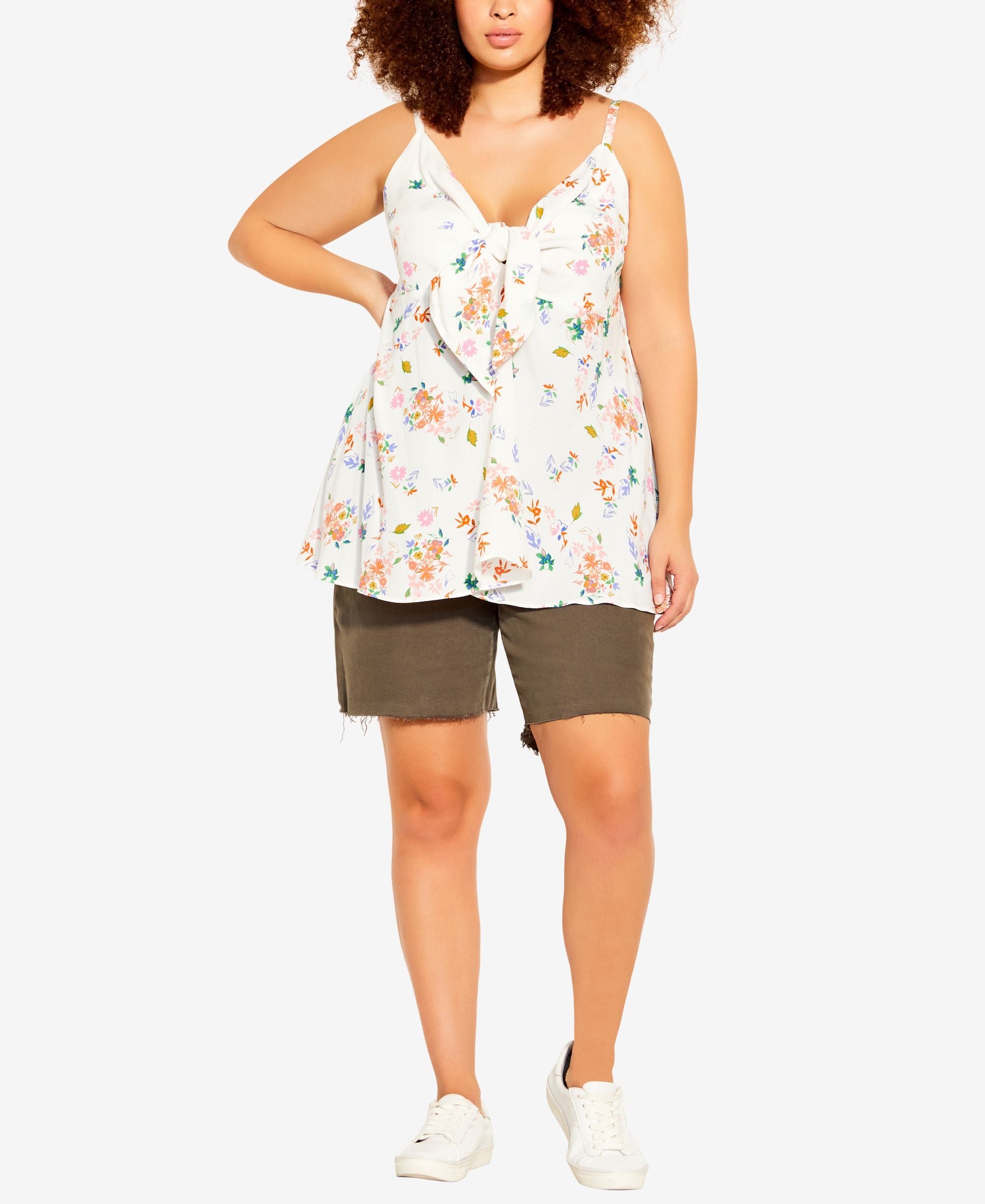 City Chic Modern Plus Size Windswept Camisole Premium Top