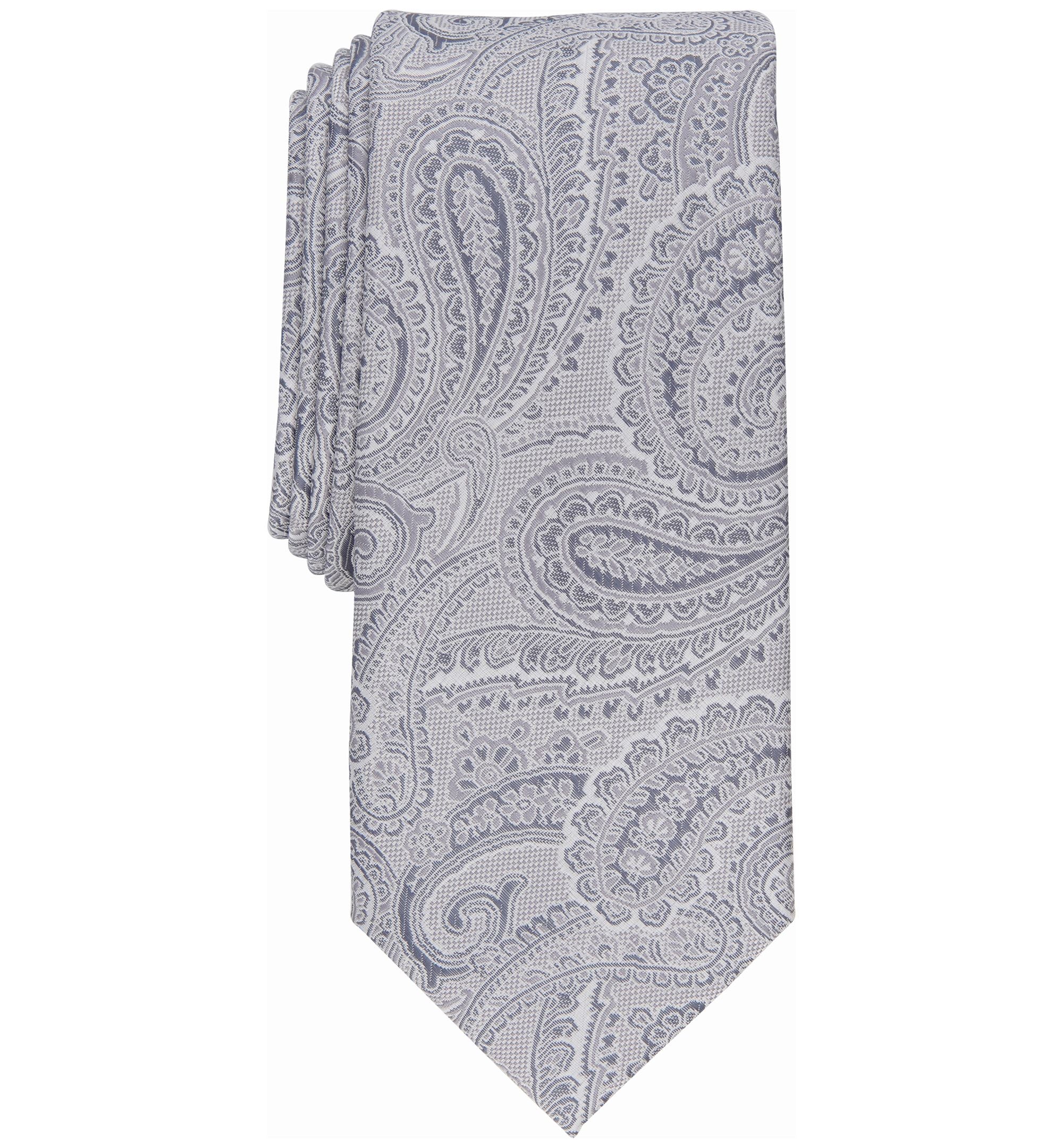Men's Slim-Cut Paisley Tie
