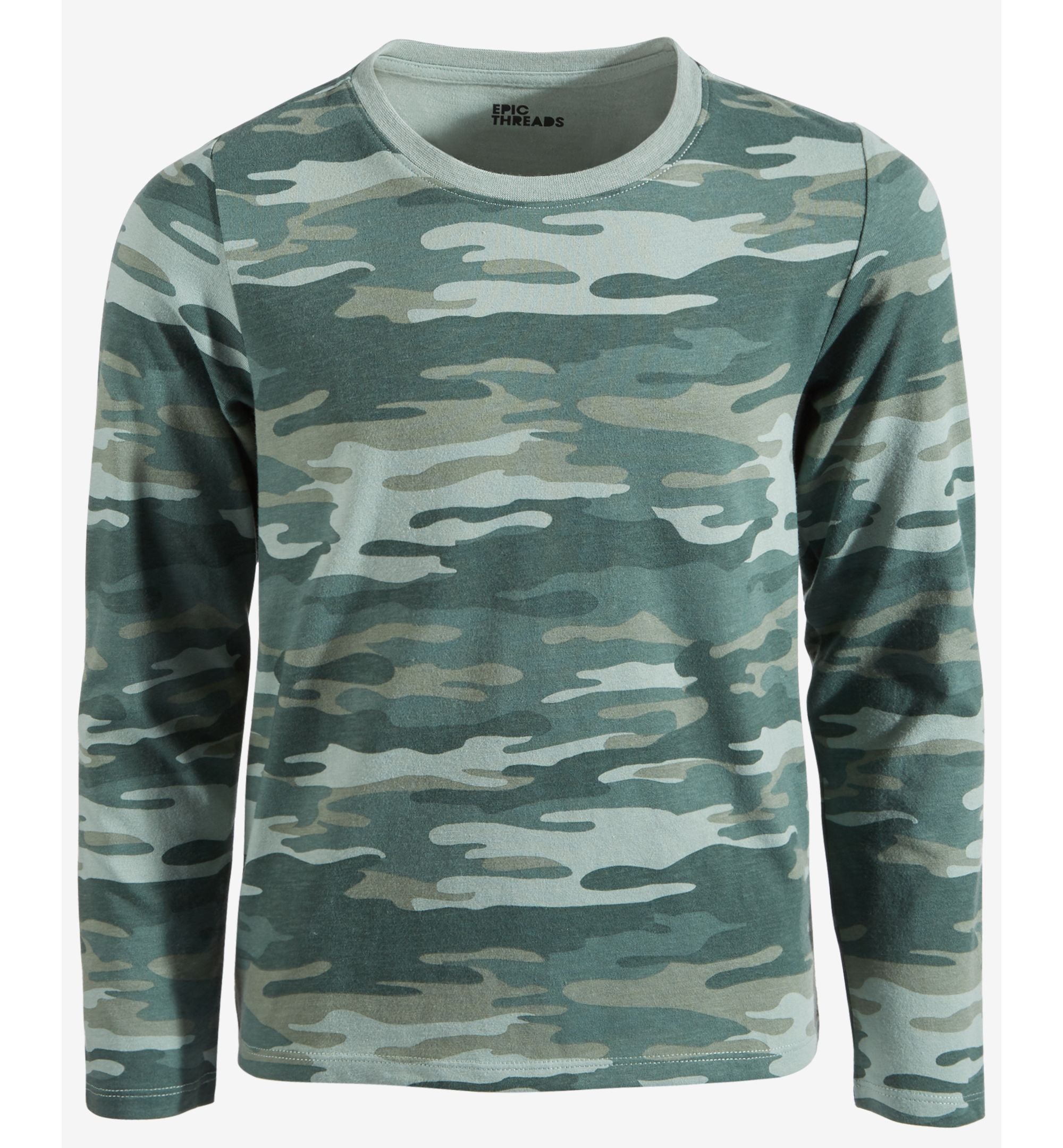 Epic Threads Little Boys Camo Print Modern Shirt