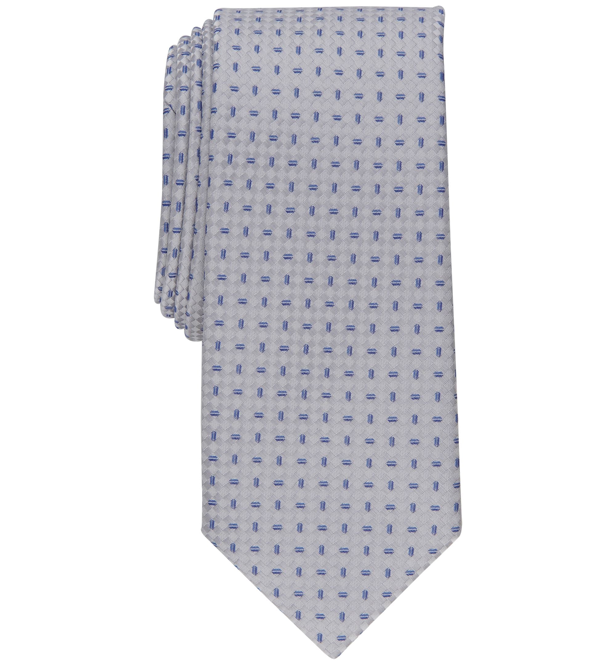 Men's Slim-Cut Geo Neat Tie