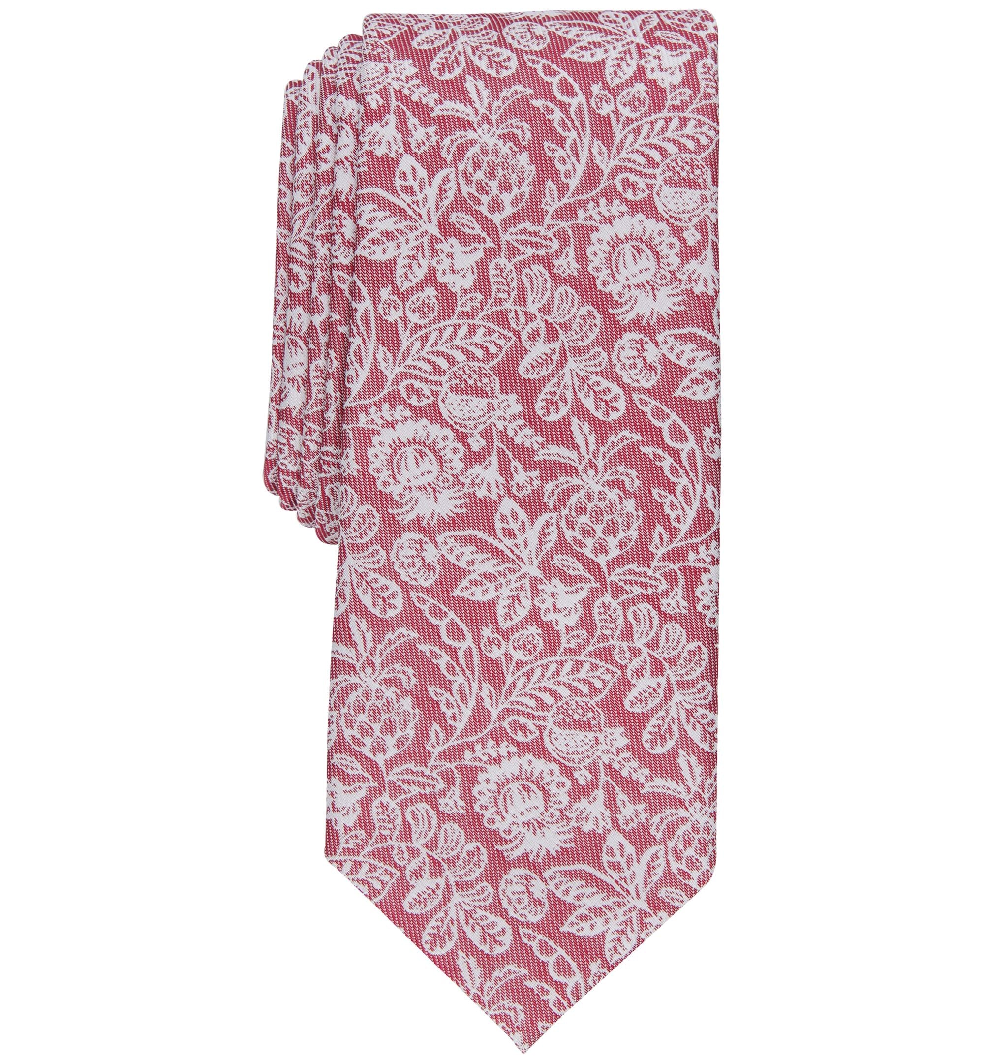 Men's Wiles Skinny-Fit Floral Tie