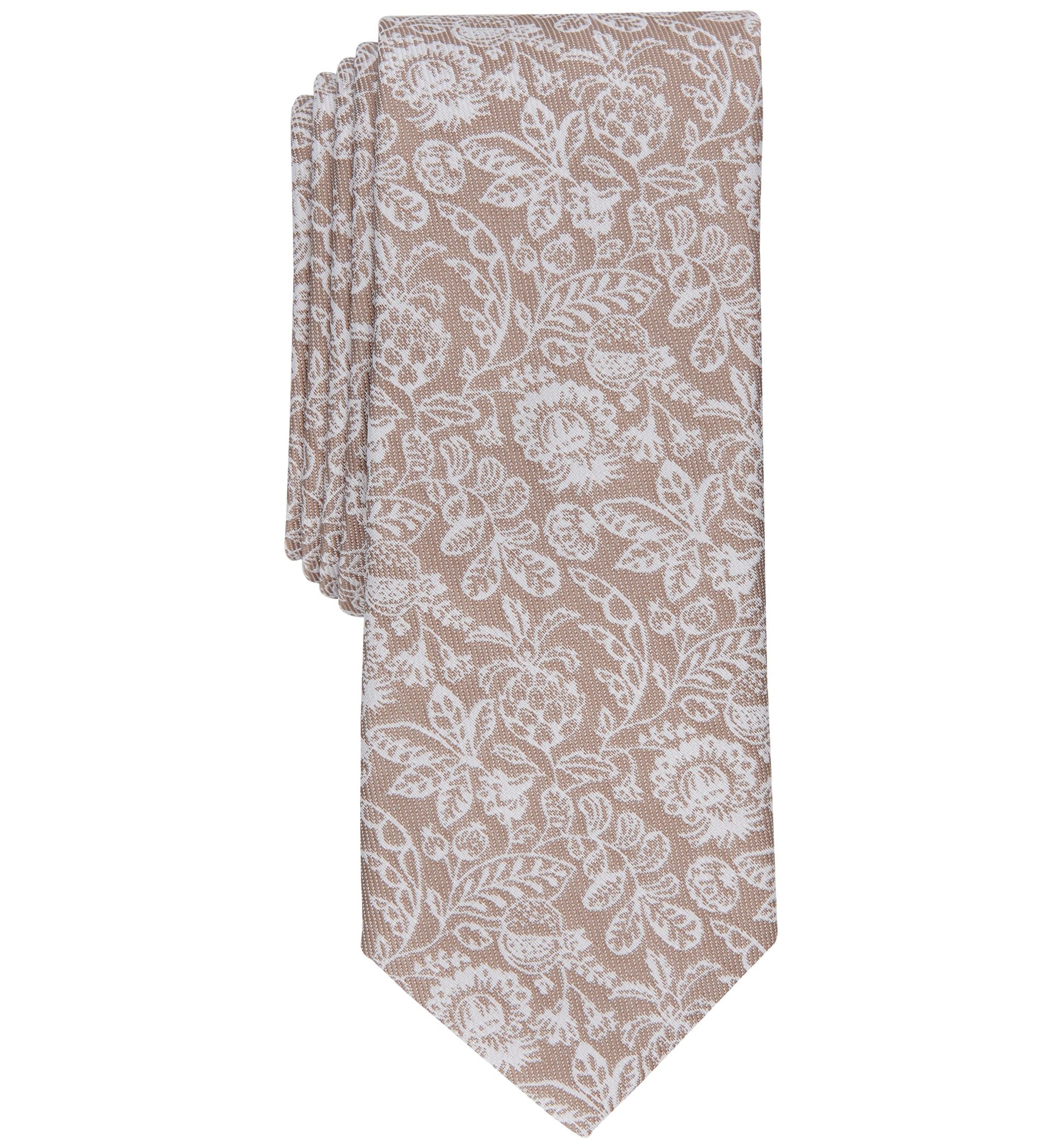 Men's Wiles Skinny-Fit Floral Tie