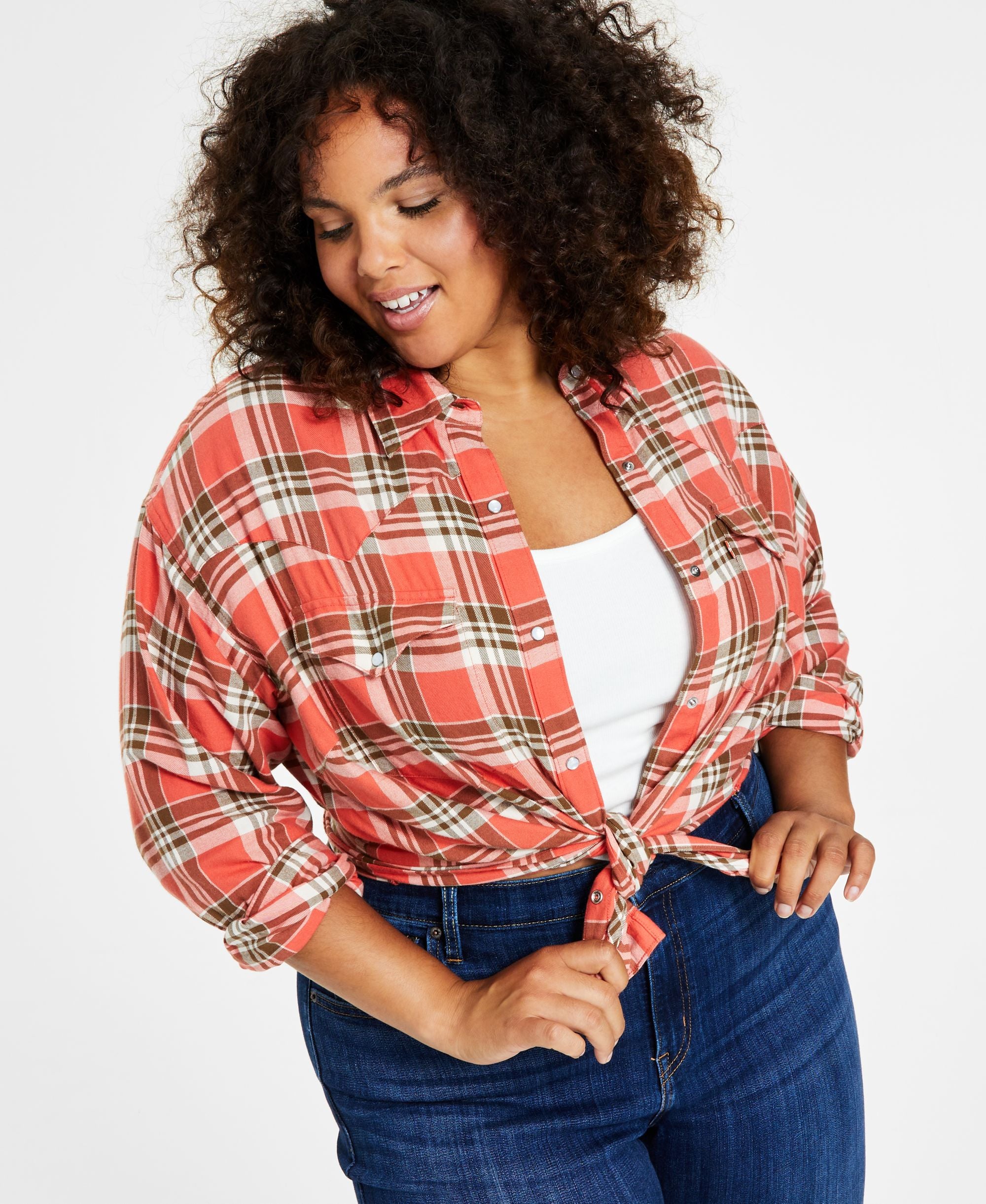Levis Plus Size Dylan Relaxed Western Modern Shirt