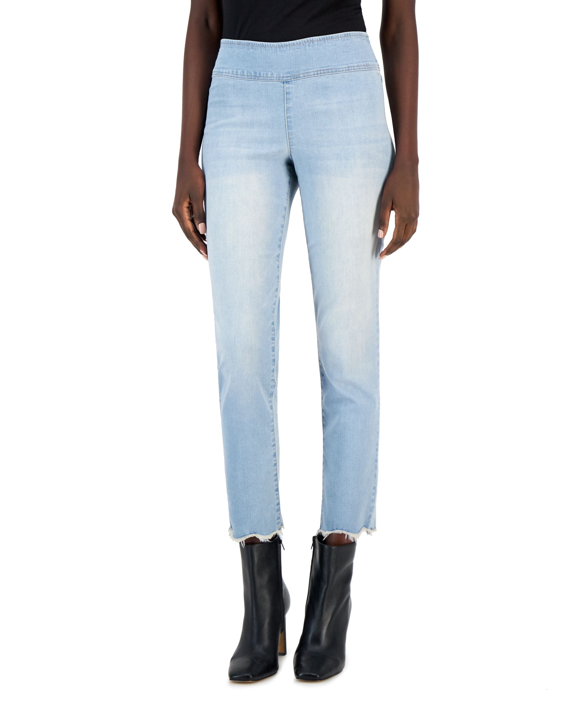 INC International Concepts Womens Comfort-Waist Straight-Cut Premium Jeans