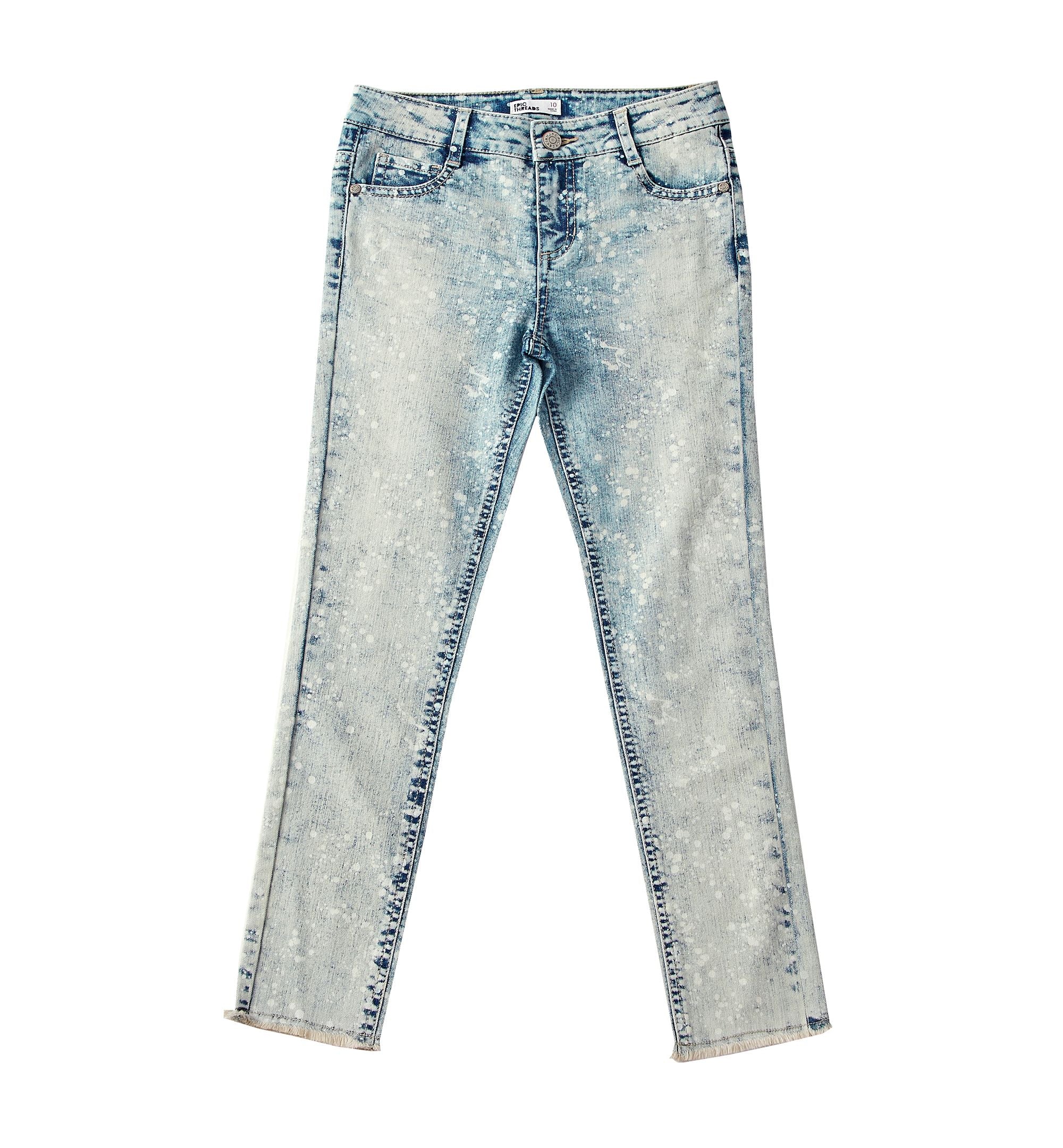 Big Girls Splatter Denim Skinny-Fit Premium Jeans