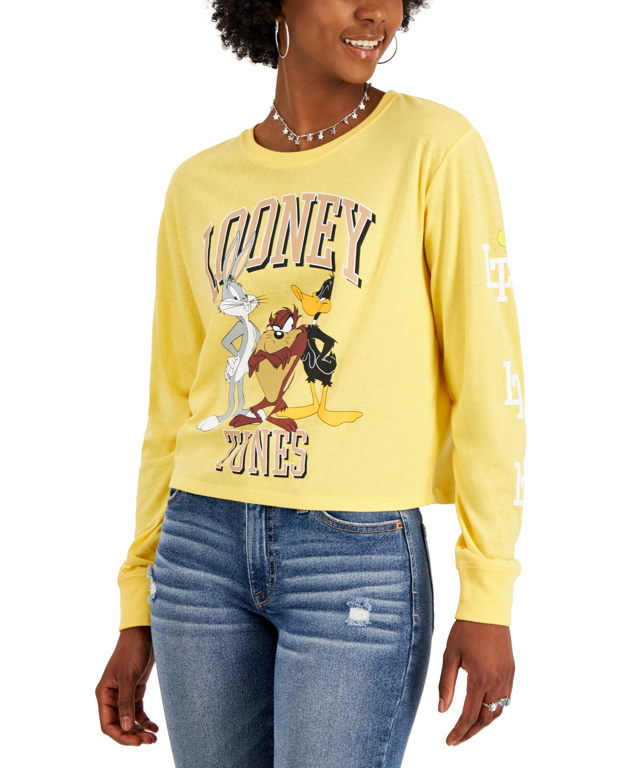 Juniors' Looney Tunes Varsity Premium Top