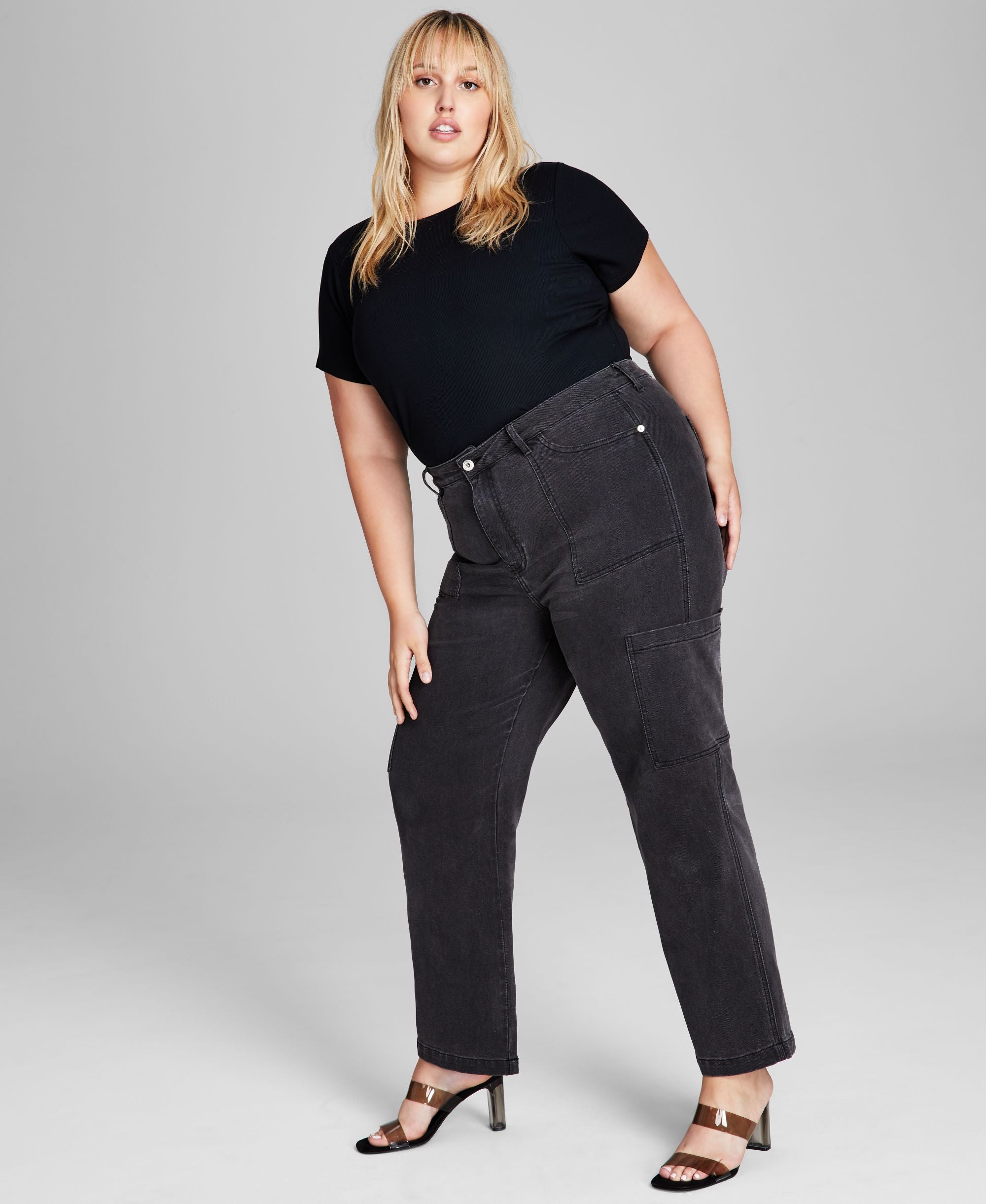Modern Plus Size Utility Premium Jeans