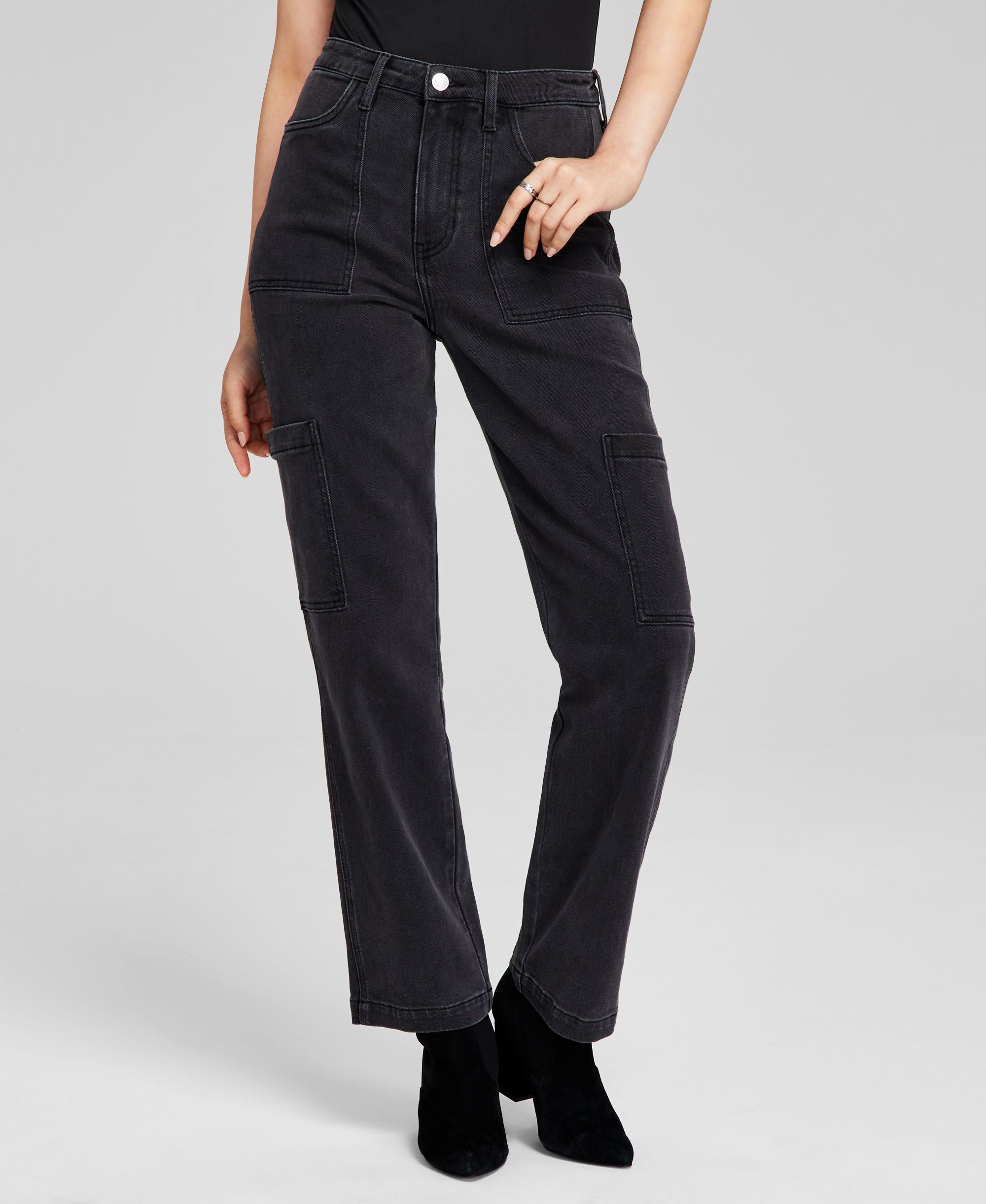 Women's High Rise Utility Denim Premium Jeans