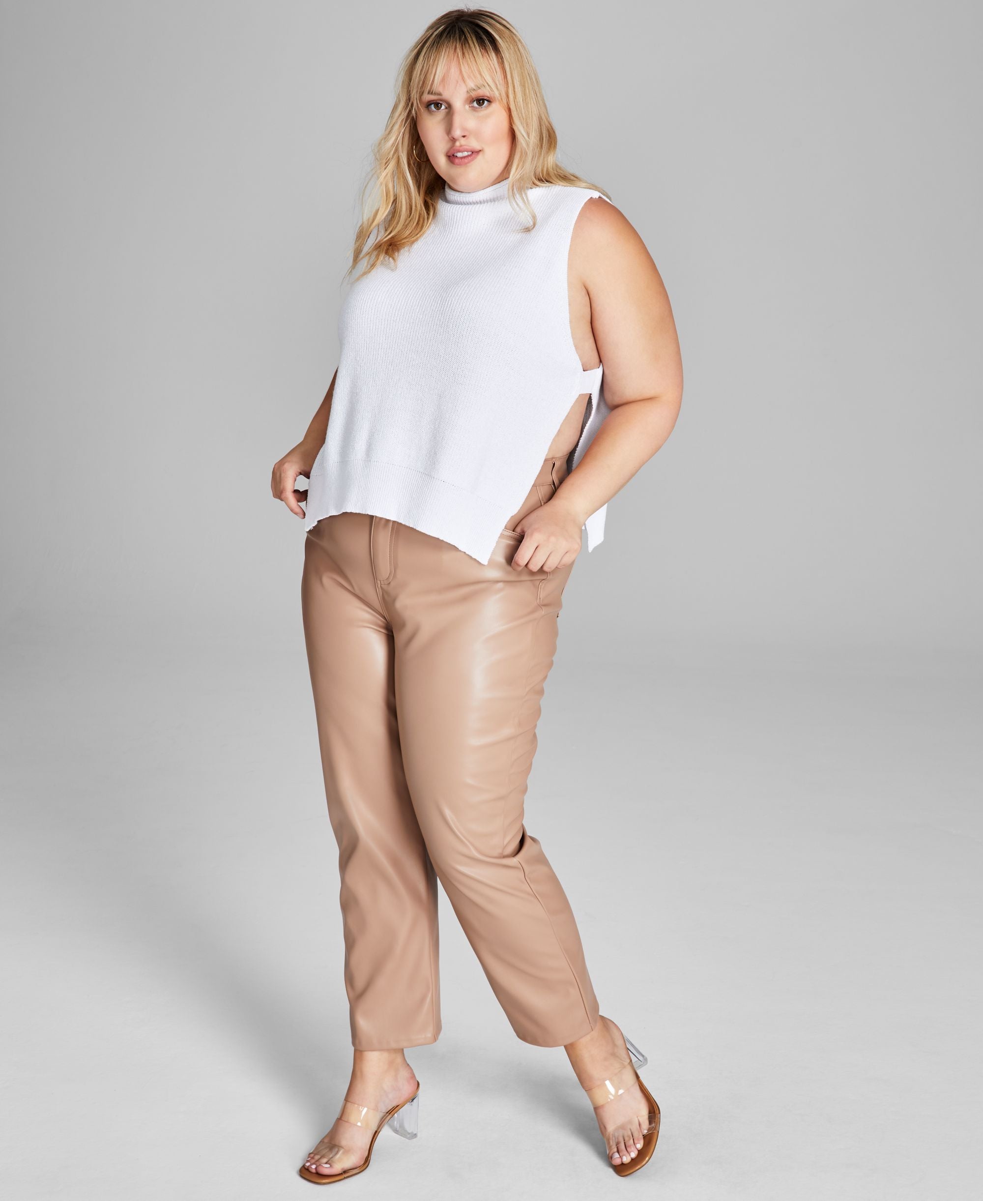 Now This Modern Plus Size Sweater Vest