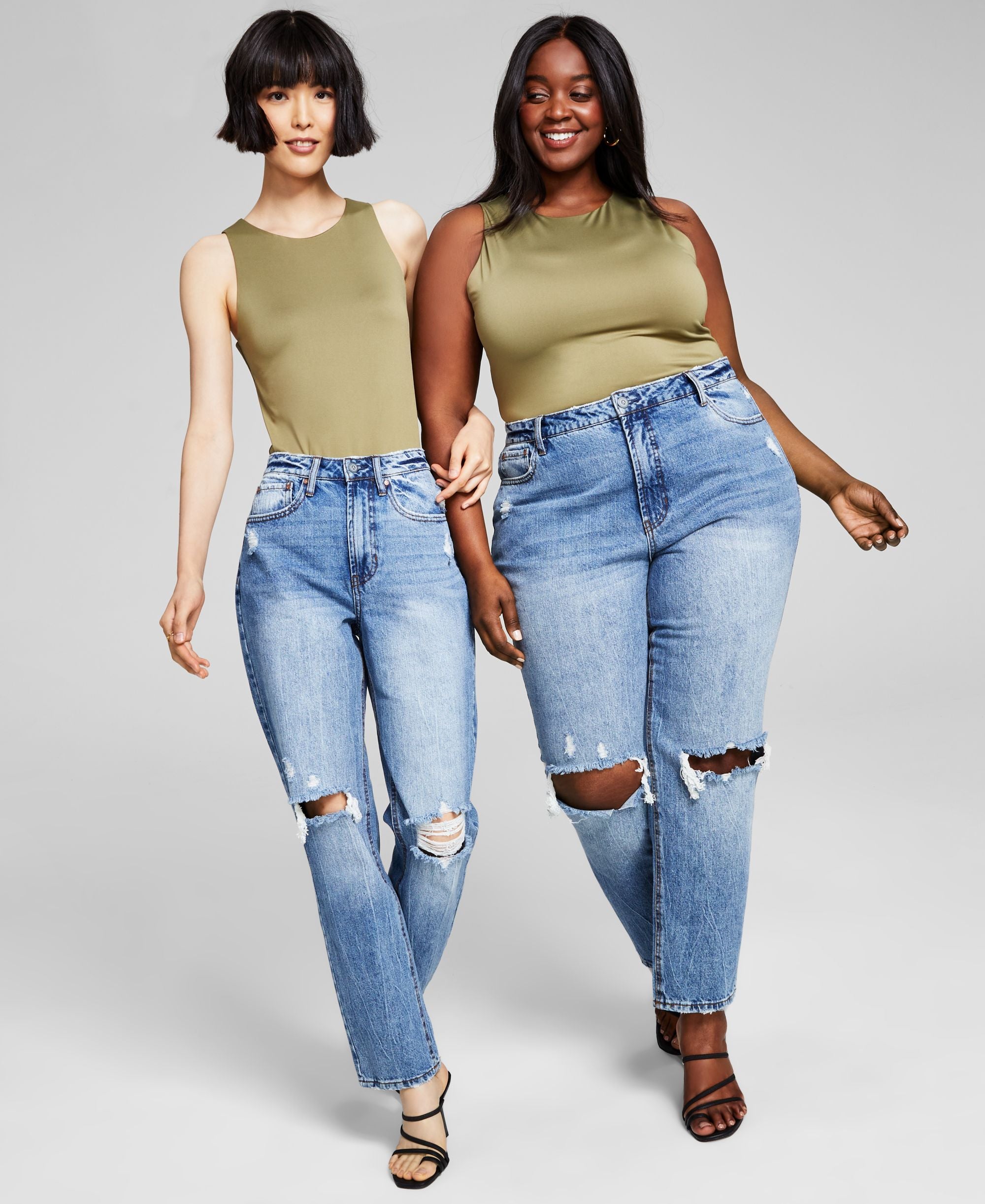 Now This Womens Ultra High Rise Straight Premium Jeans