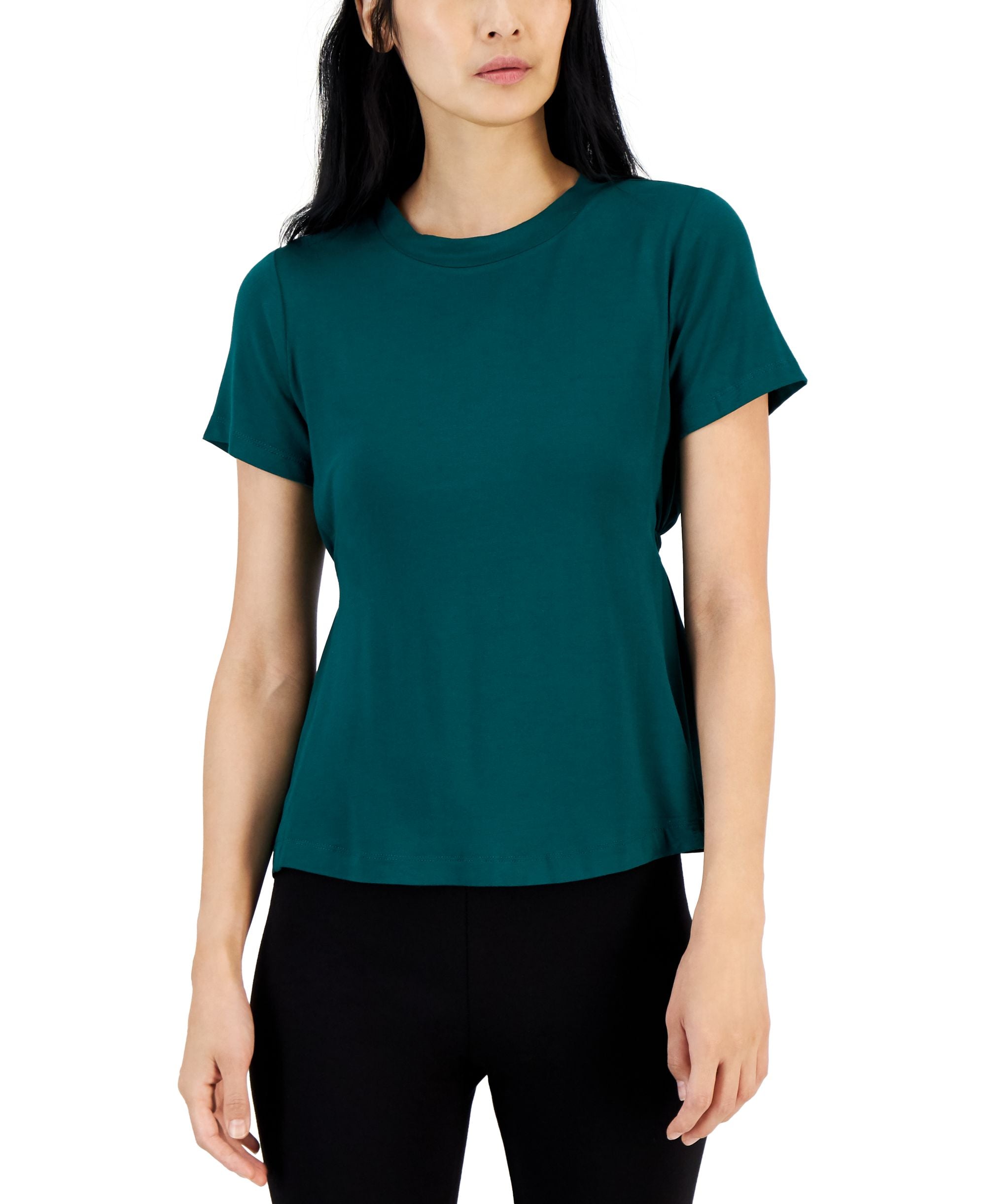 Alfani Womens Printed T-Modern Shirt