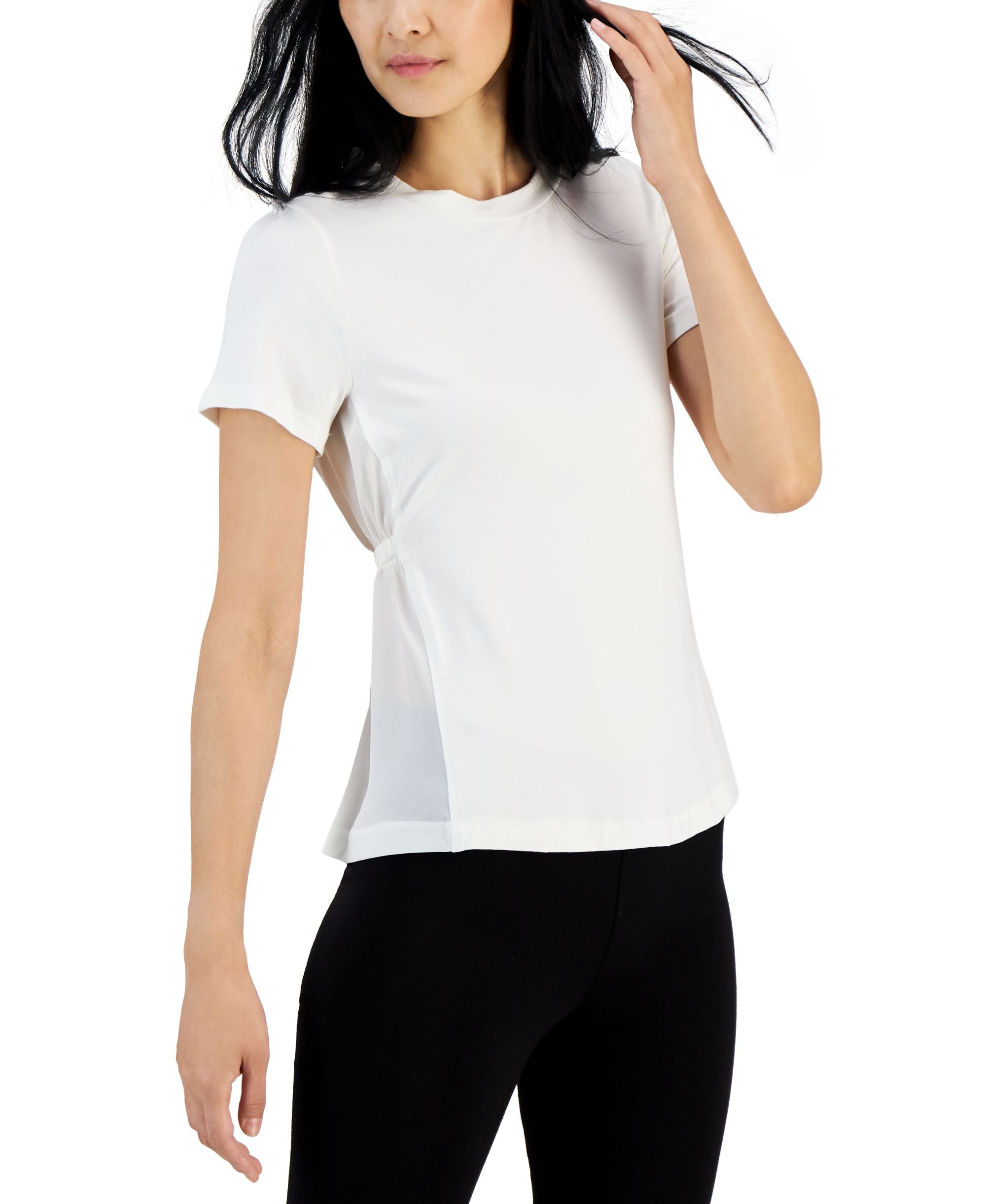 Alfani Womens Printed T-Modern Shirt