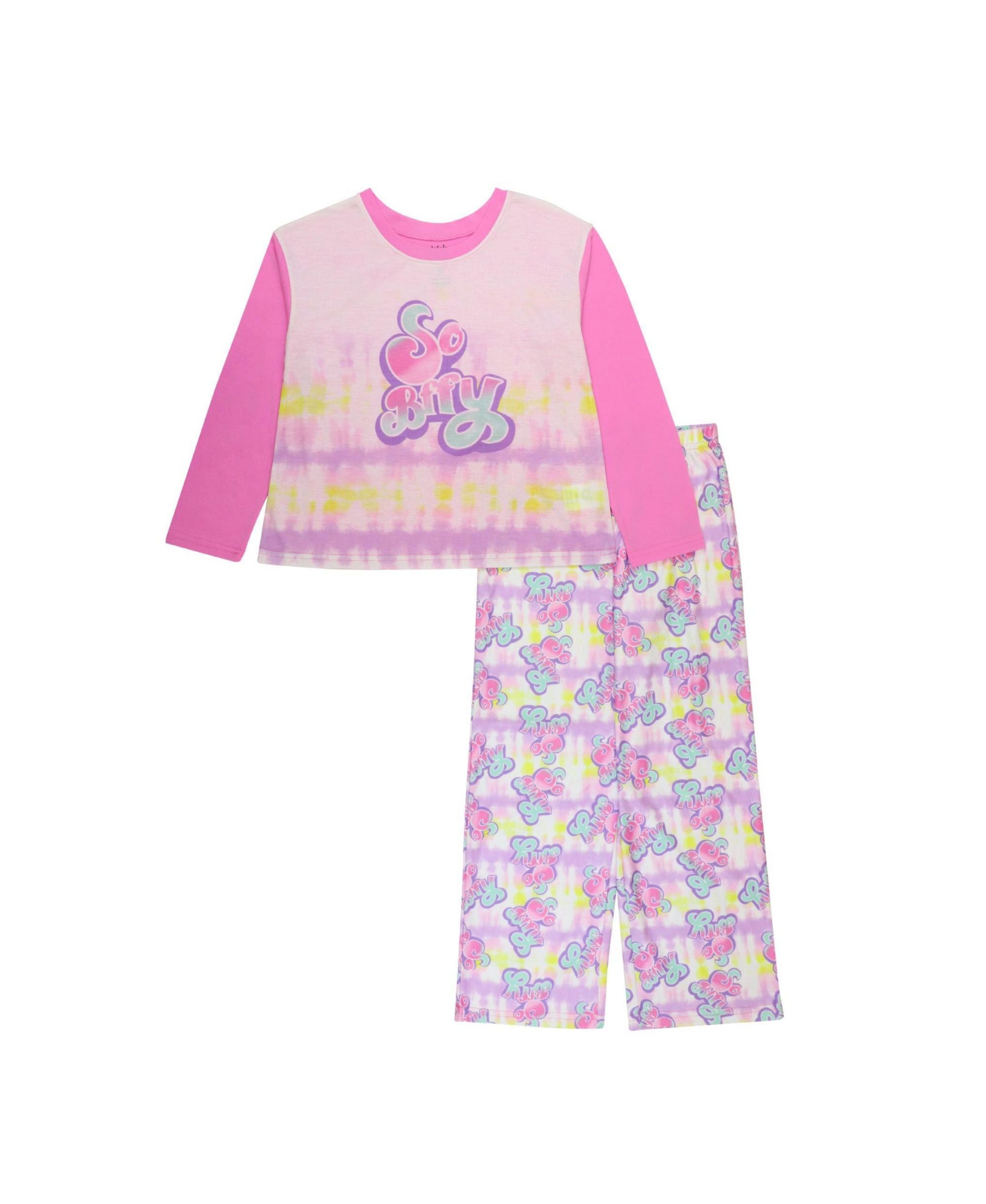 Big Girls Wewearcute T-Modern Shirt Pajama 2 Piece Set
