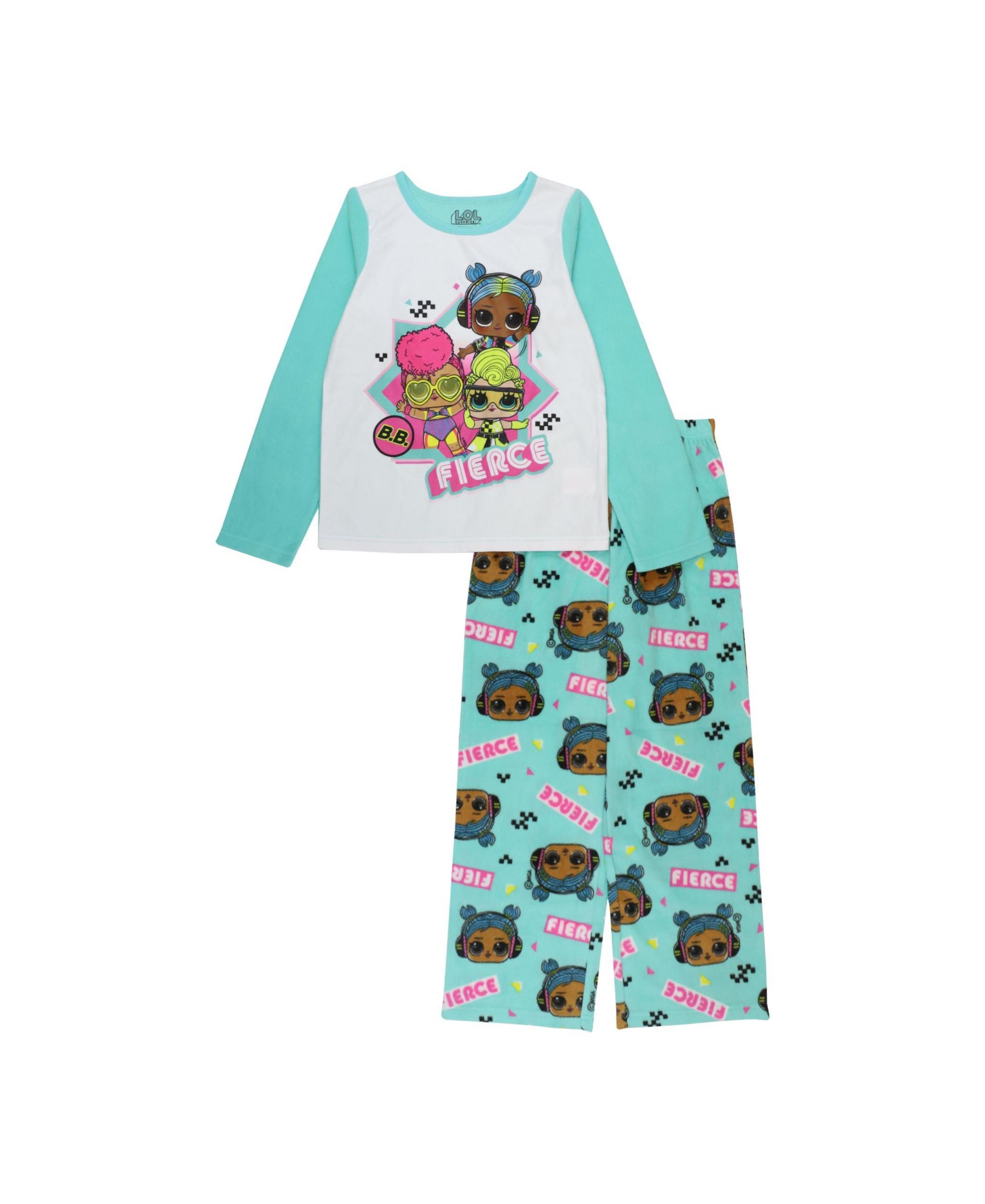 Little Girls Lol Surprise Premium Top Pajama 2 Piece Set