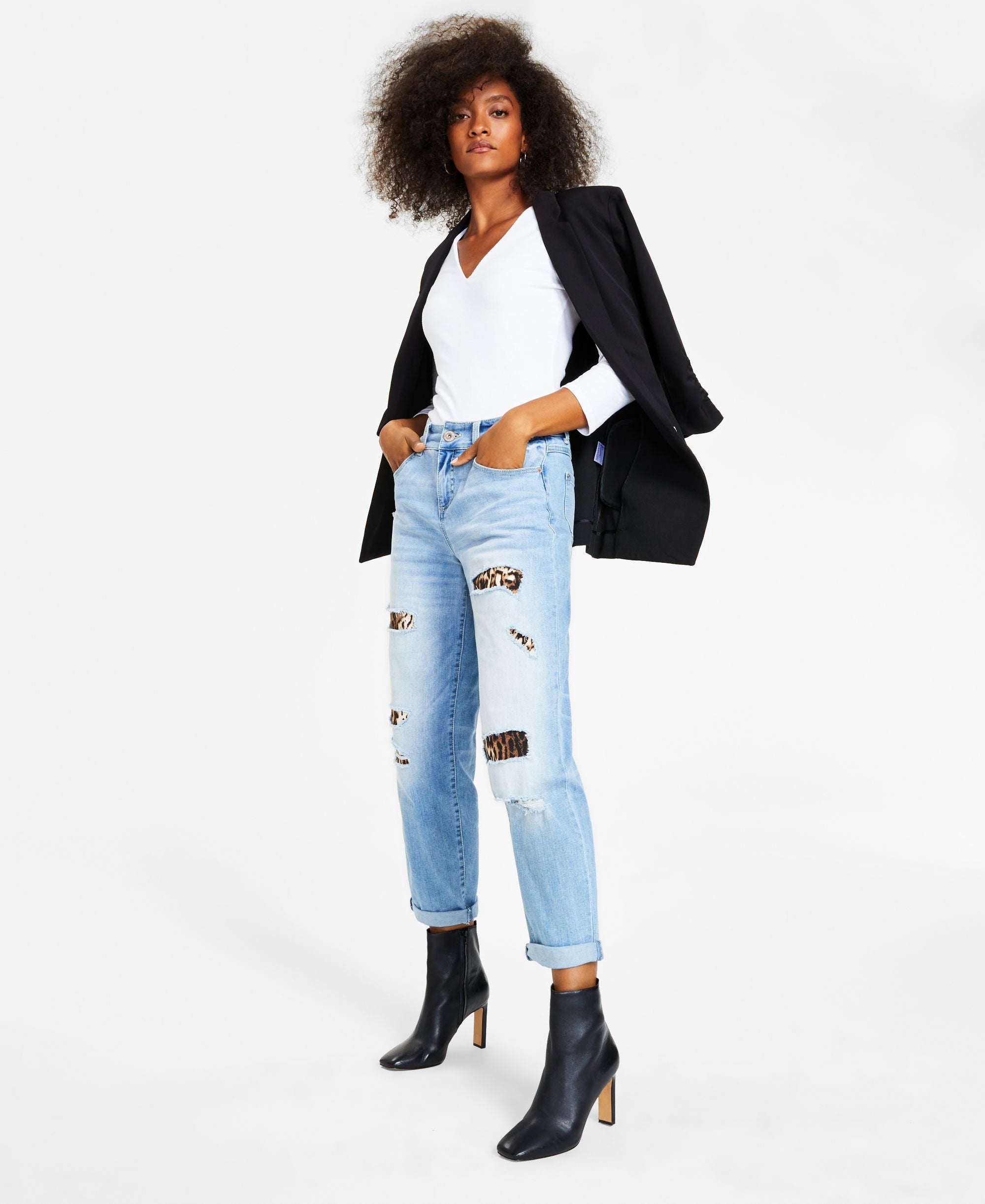INC International Concepts Petite Menswear Blazer