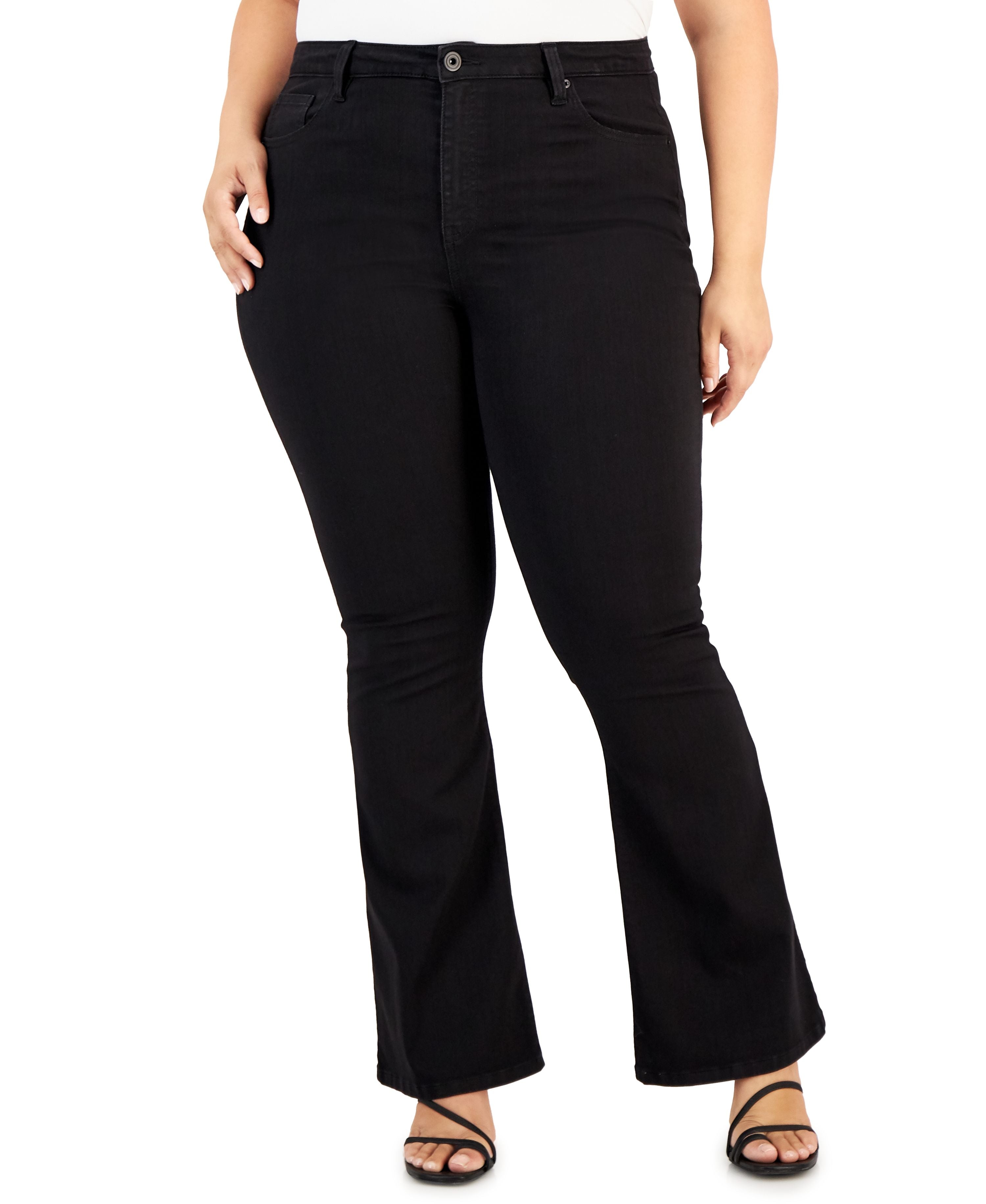 Modern Plus Size High Rise Flare-Leg Premium Jeans