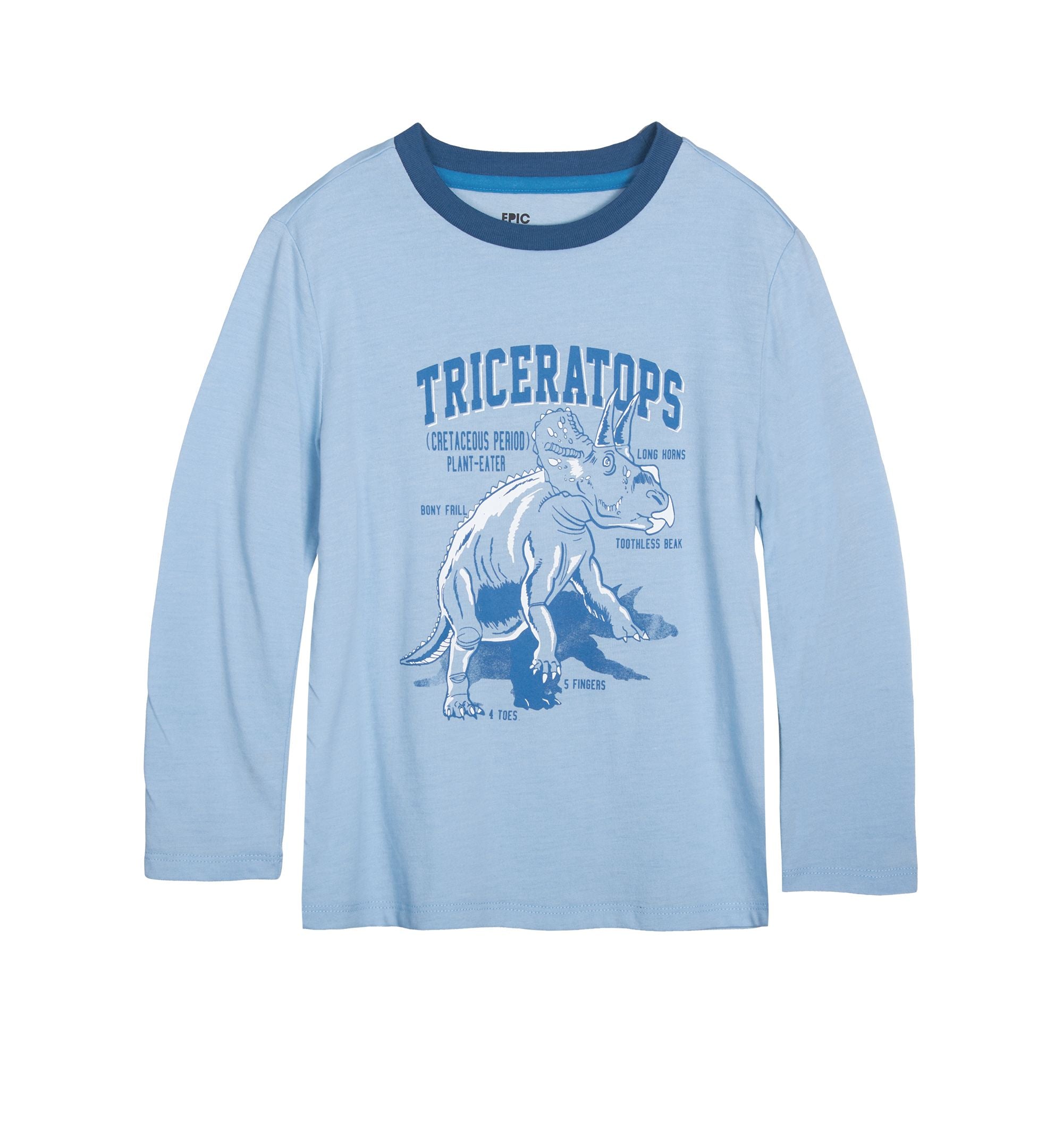 Little Boys Long-Sleeve Graphic T-Modern Shirt