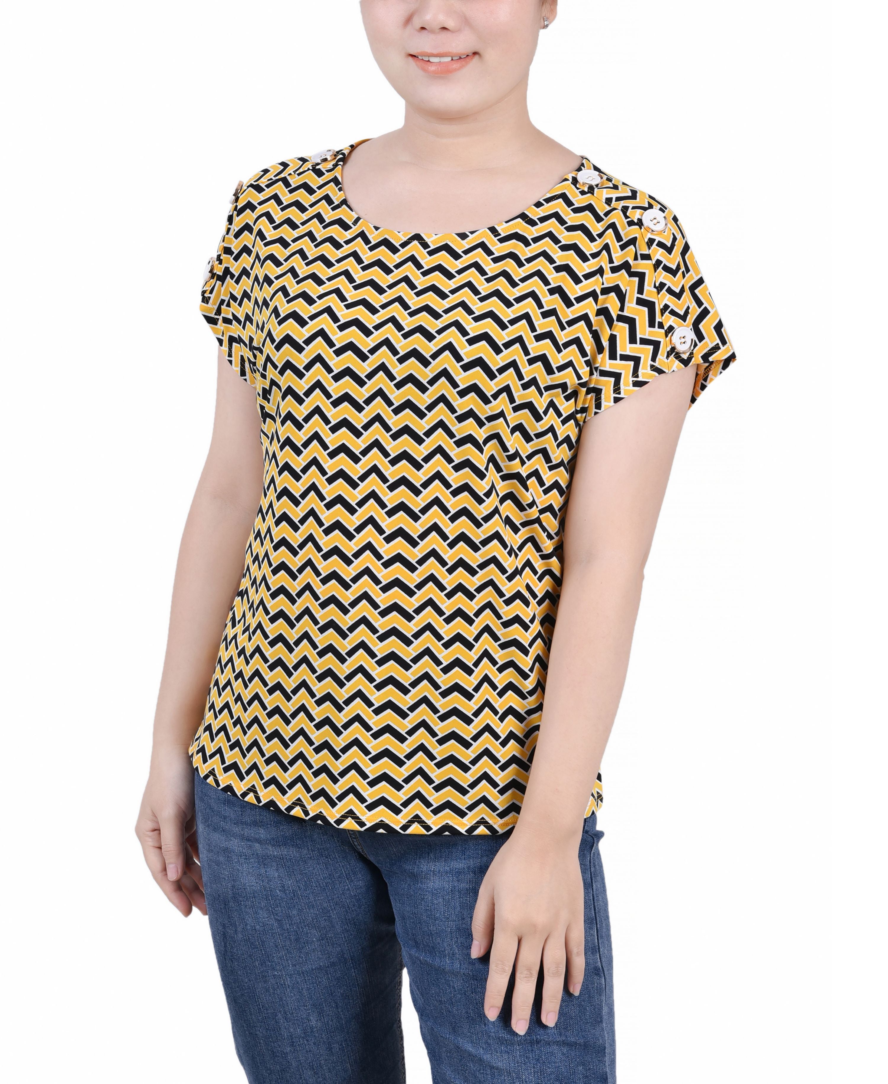 Petite Size Short Extended Sleeve Premium Top