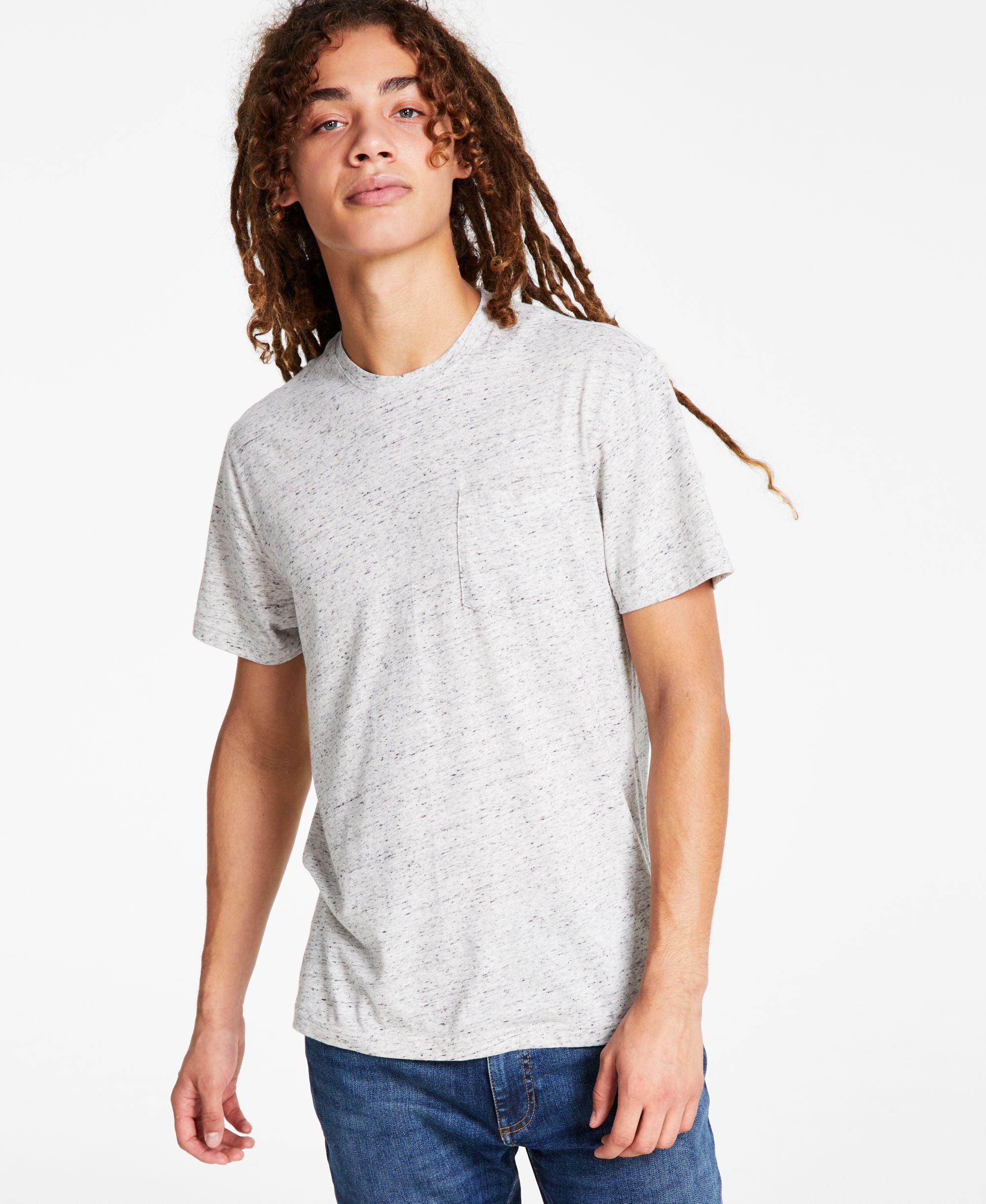 Men's Regular-Fit Jersey Slub T-Modern Shirt