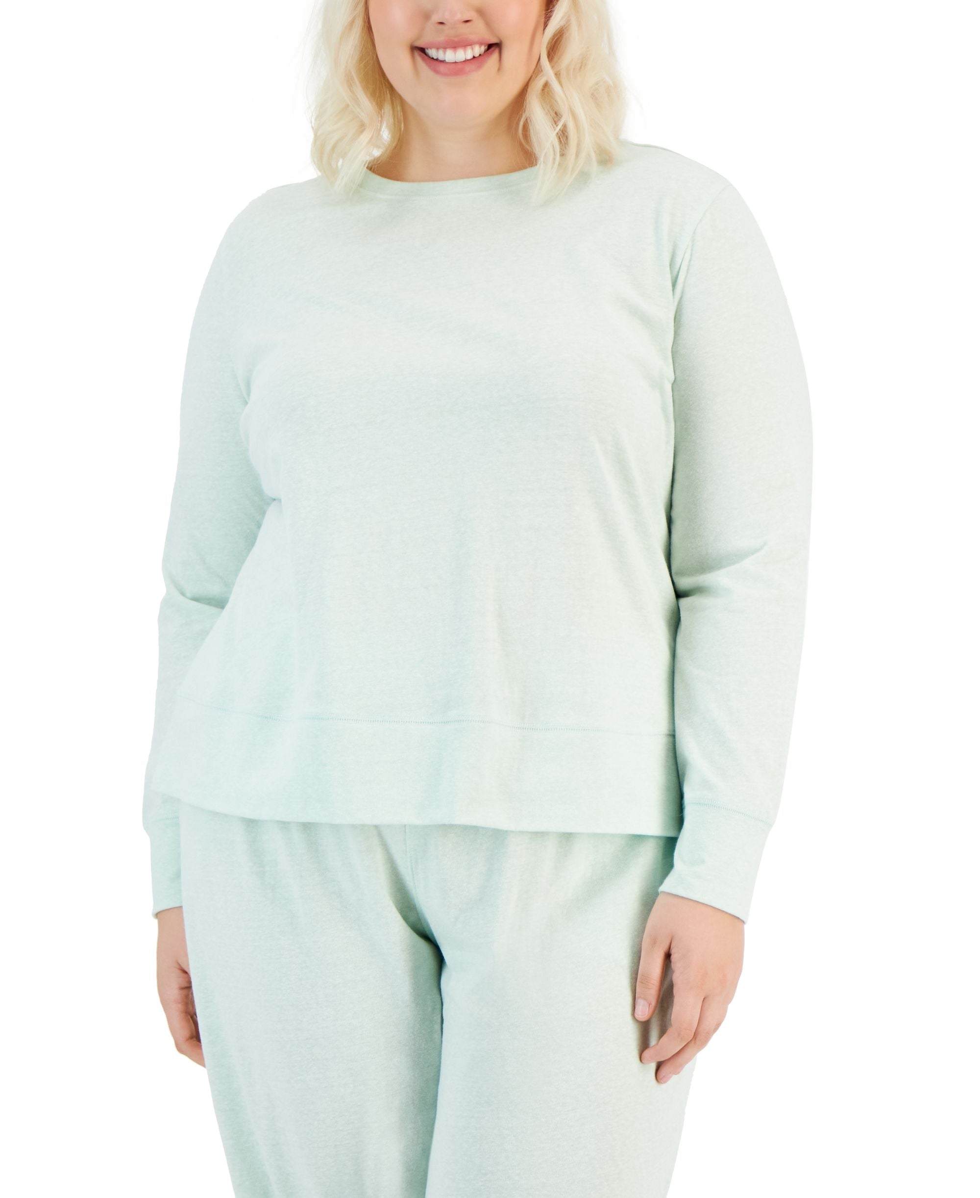 Plus Size Retro Long-Sleeve Premium Top