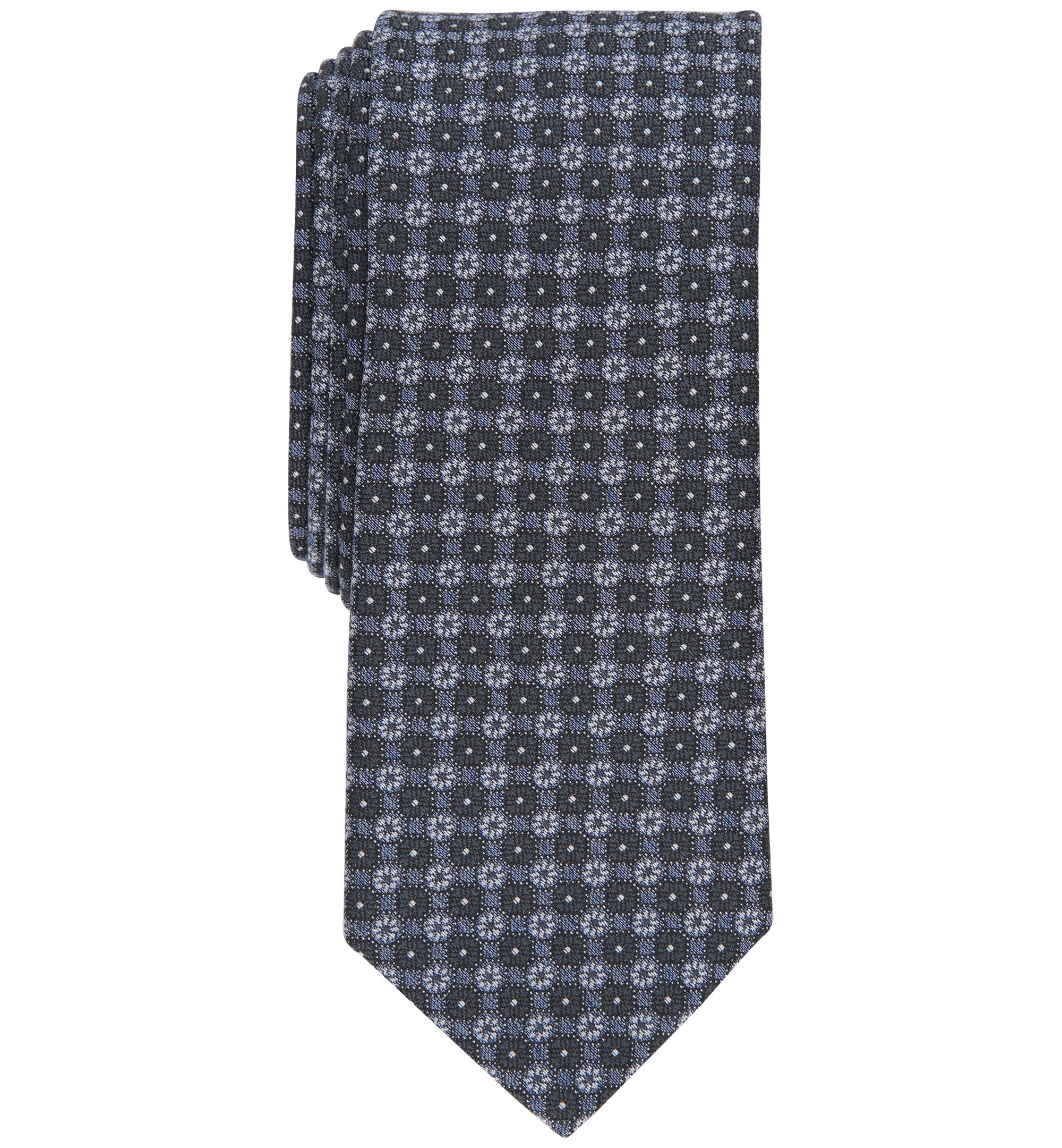 Men's Daisey Skinny-Fit Floral Neat Tie