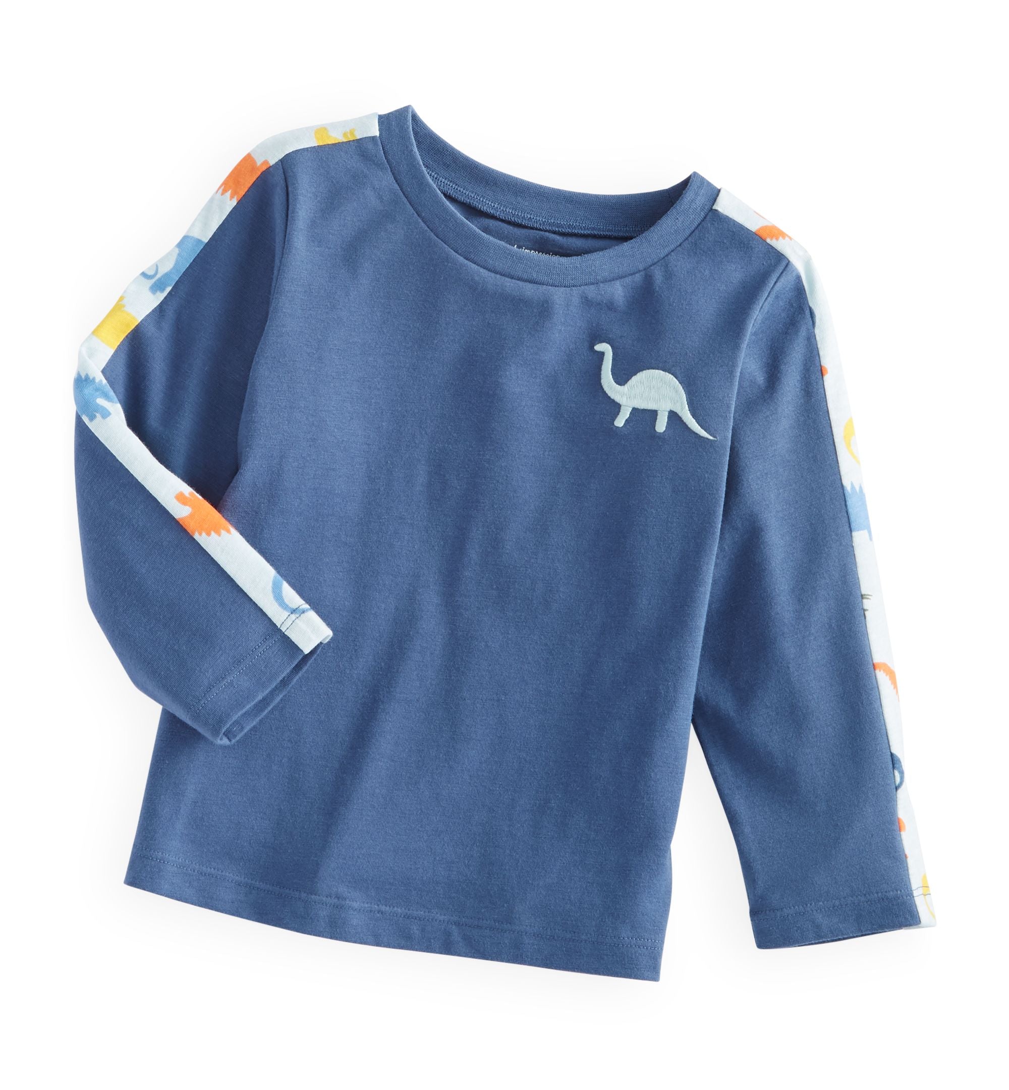First Impressions Baby Boys Long-Sleeve Dinosaur Graphic T-Modern Shirt