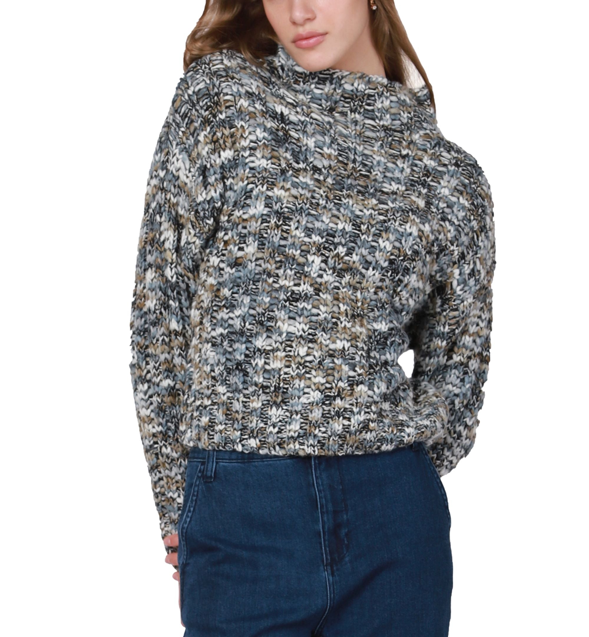 Black Tape Womens Spacedyed Sweater