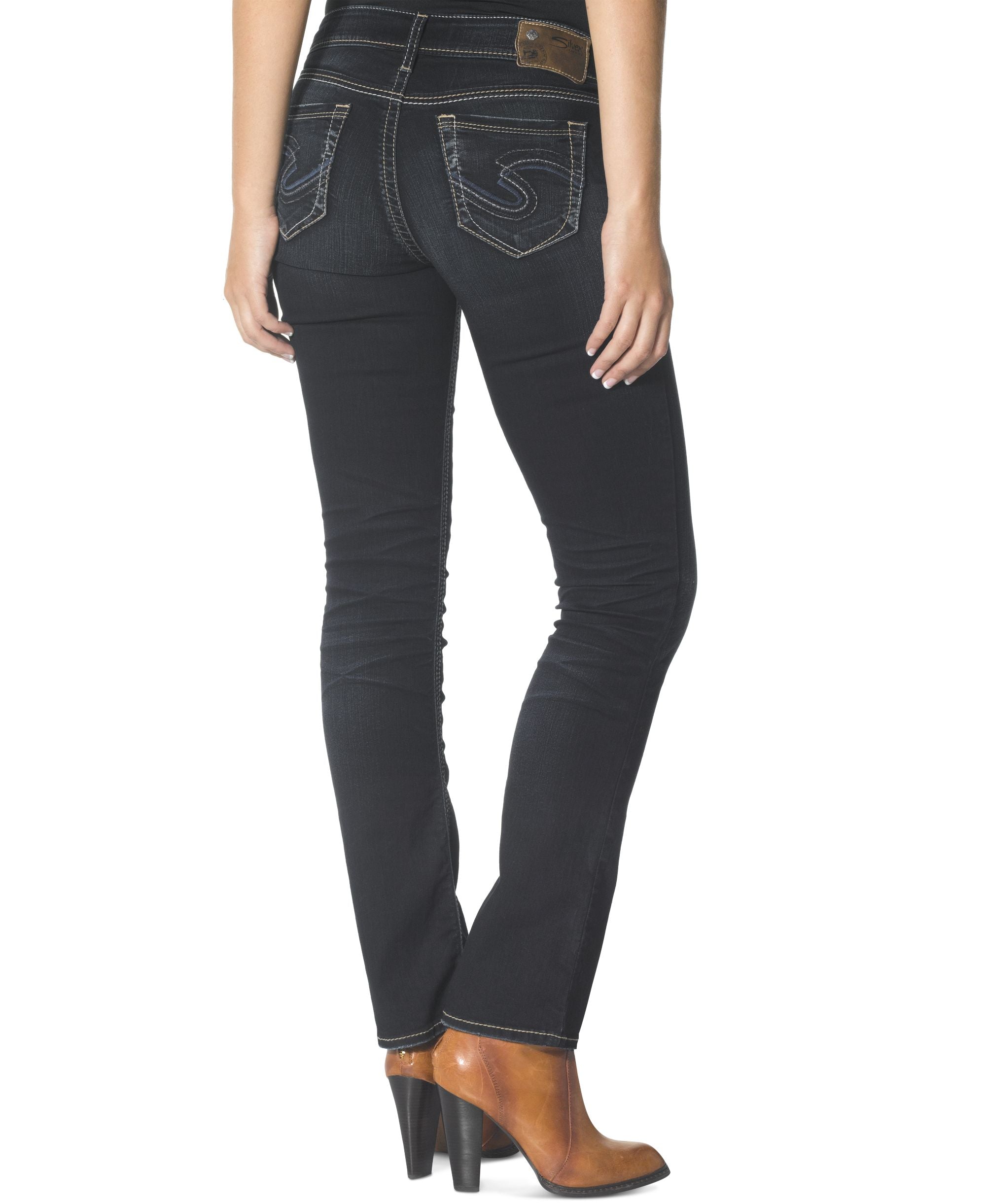 Silver Premium Jeans Suki Slim-Cut Boot-Cut Premium Jeans