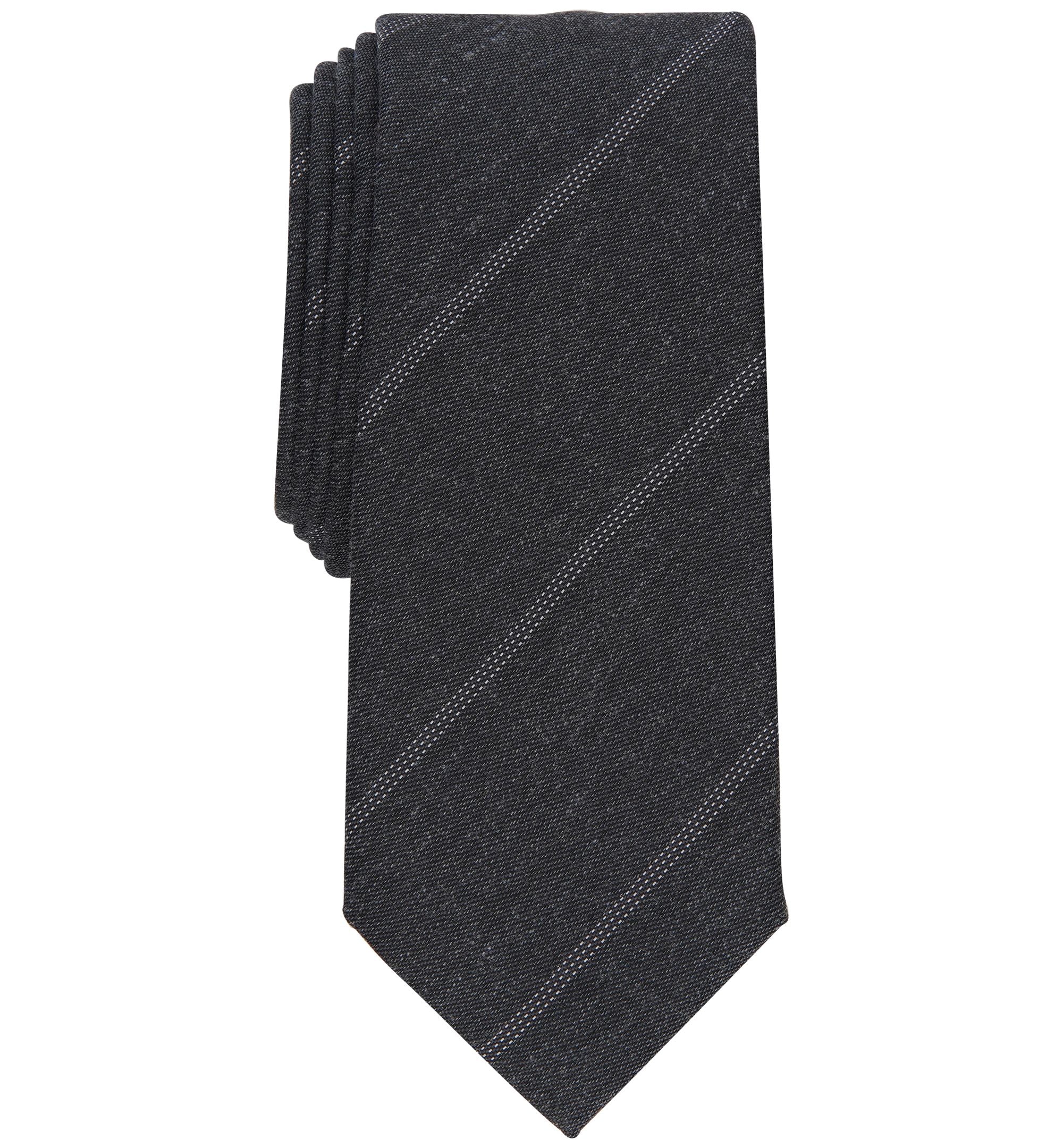 Men's Slim-Cut Stripe Tie