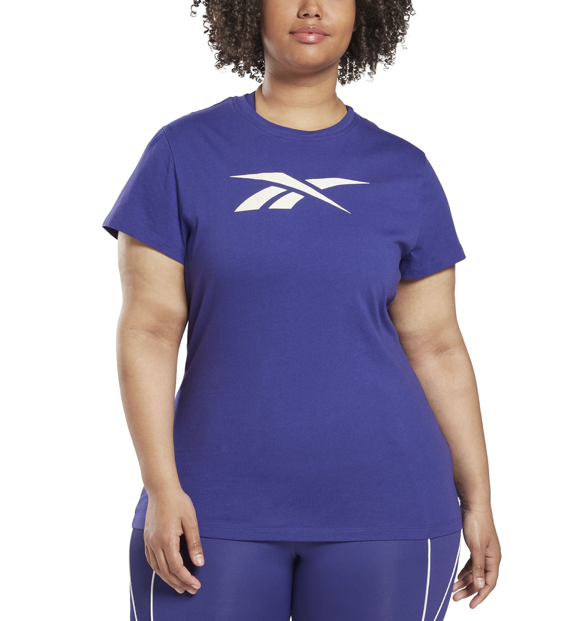 Reebok Plus Size Cotton Graphic Vector T-Modern Shirt