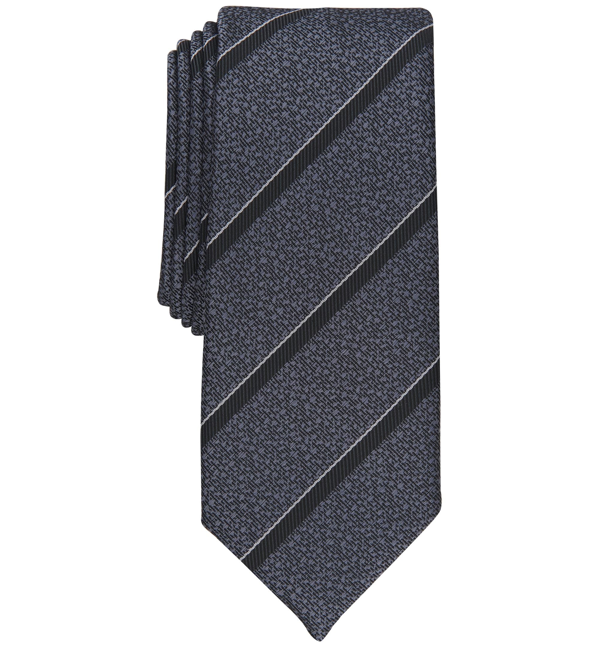 Men's Slim-Cut Stripe Tie