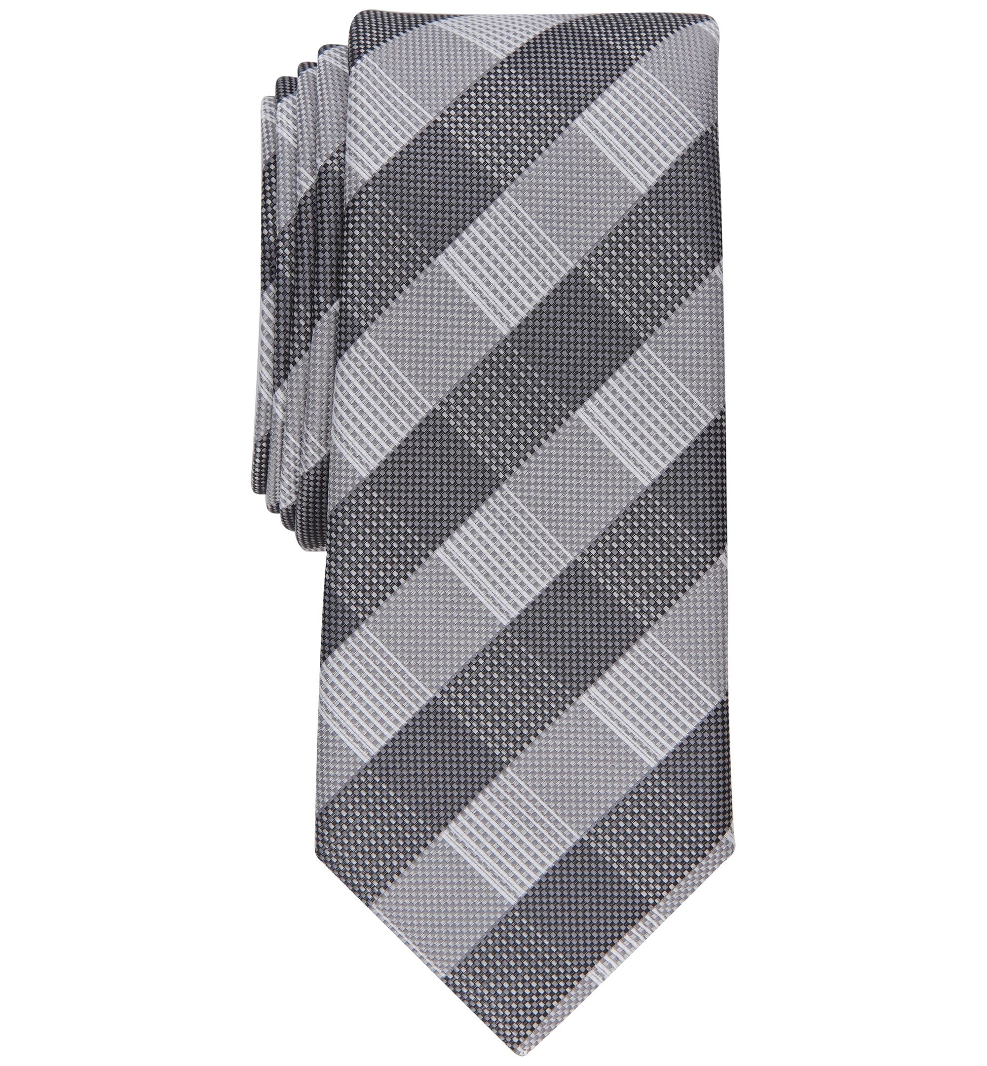 Men's Slim-Cut Plaid Tie