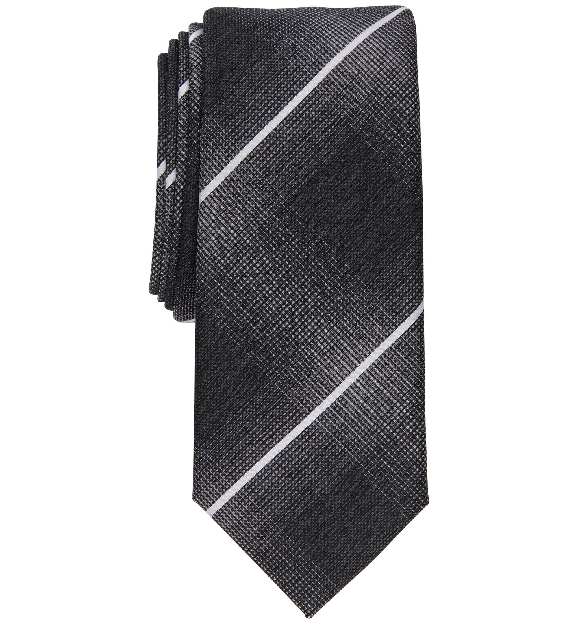 Men's Slim-Cut Plaid Tie