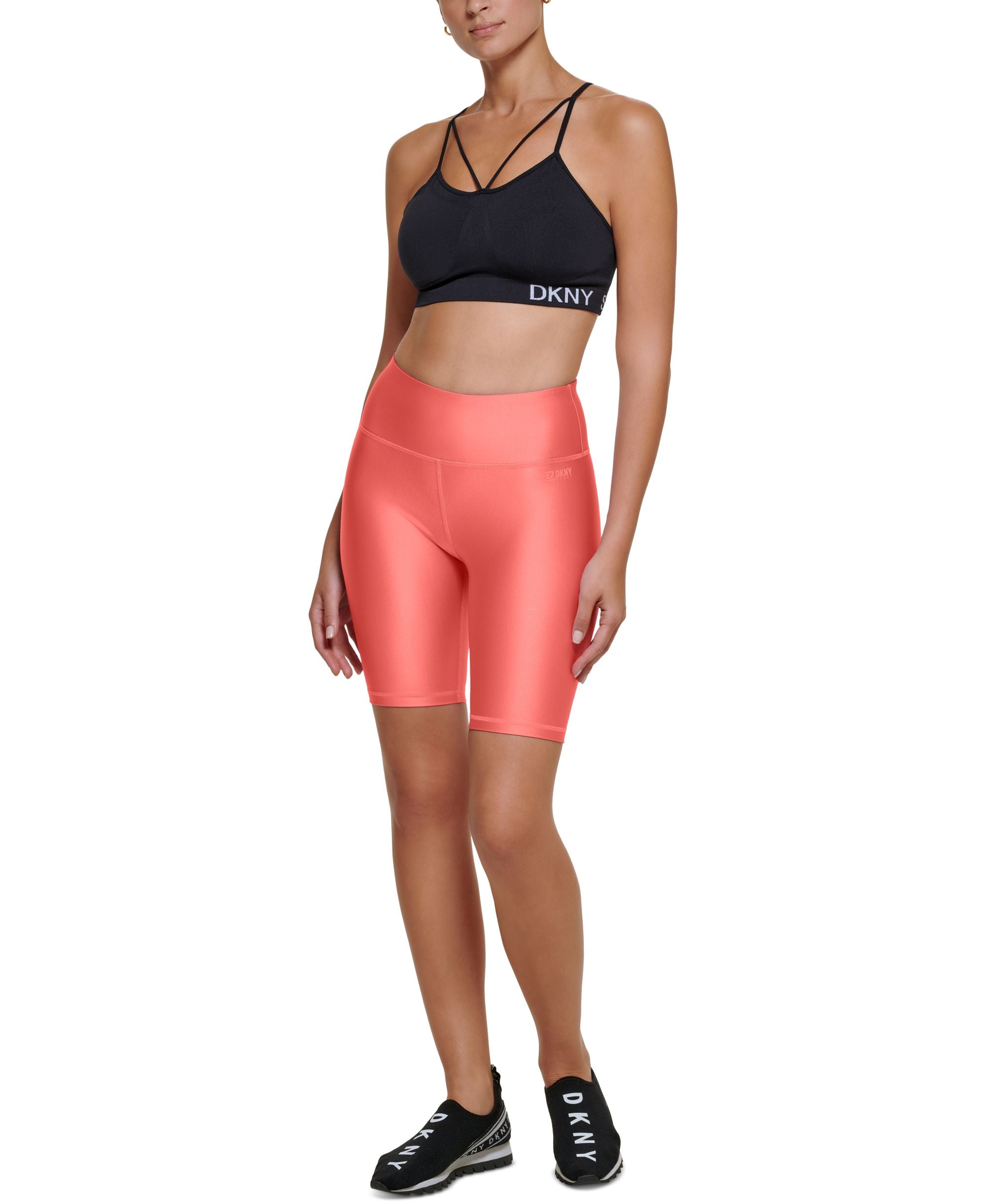 DKNY Sport High Shine Bike Premium Shorts