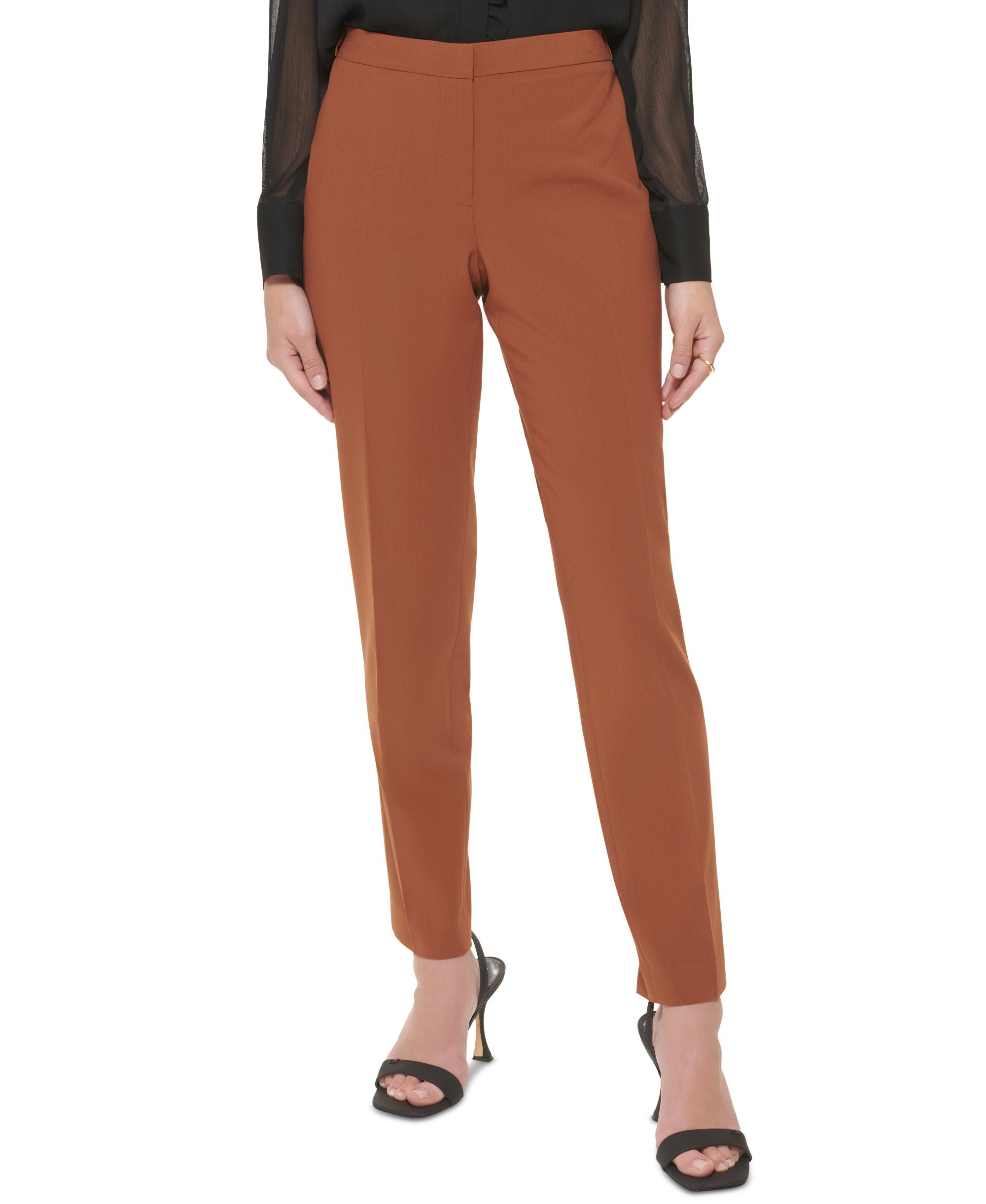 Calvin Klein Womens Lux Highline Signature Pants