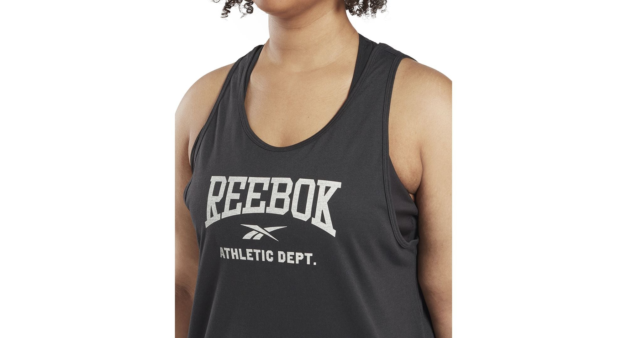 Reebok Plus Size Workout Ready Supremium Big Logo Tank Premium Top