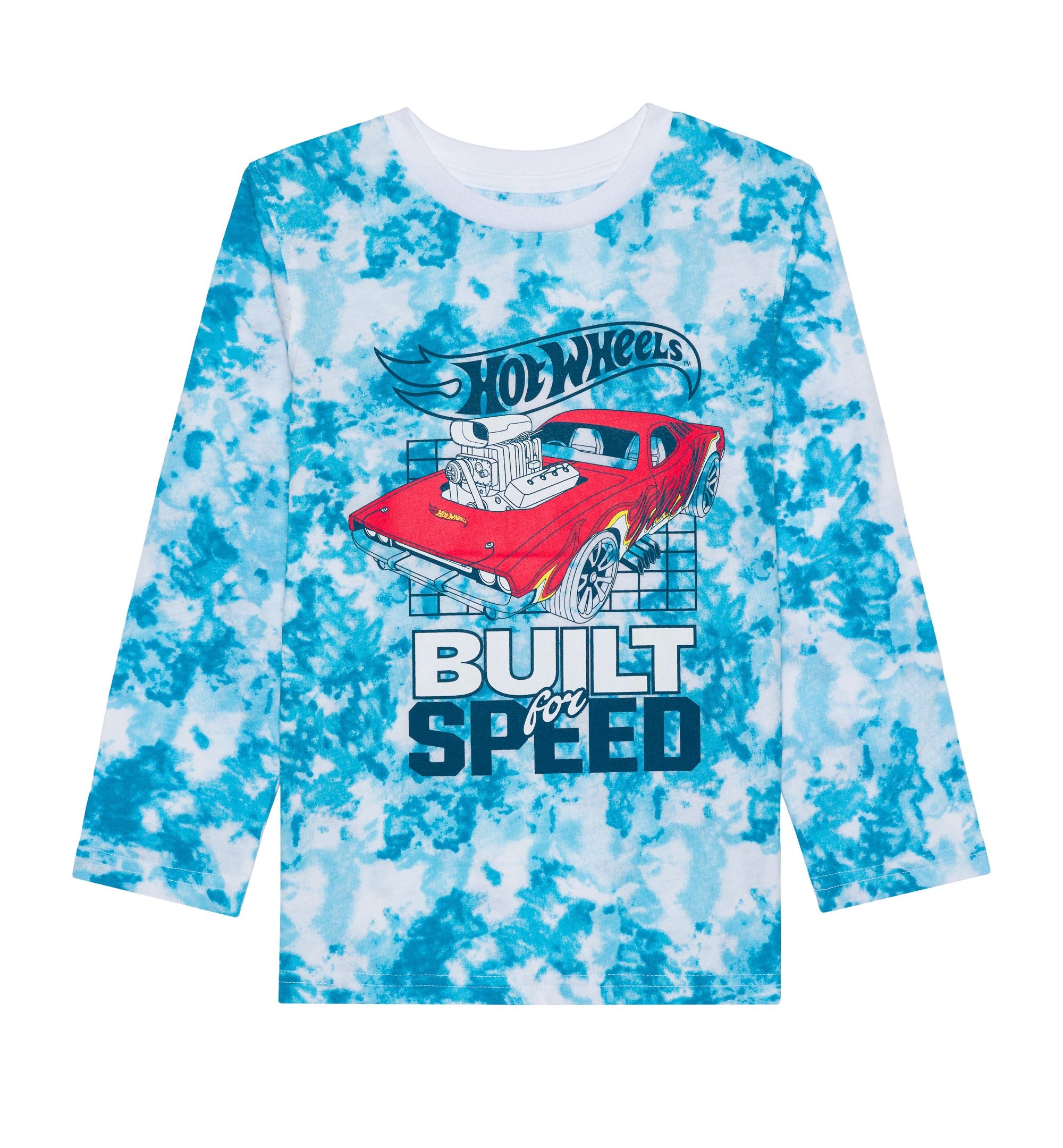 Hybrid Little Boys Mattel Hot Wheels Built For Speed Long-Sleeve Graphic T-Modern Shirt